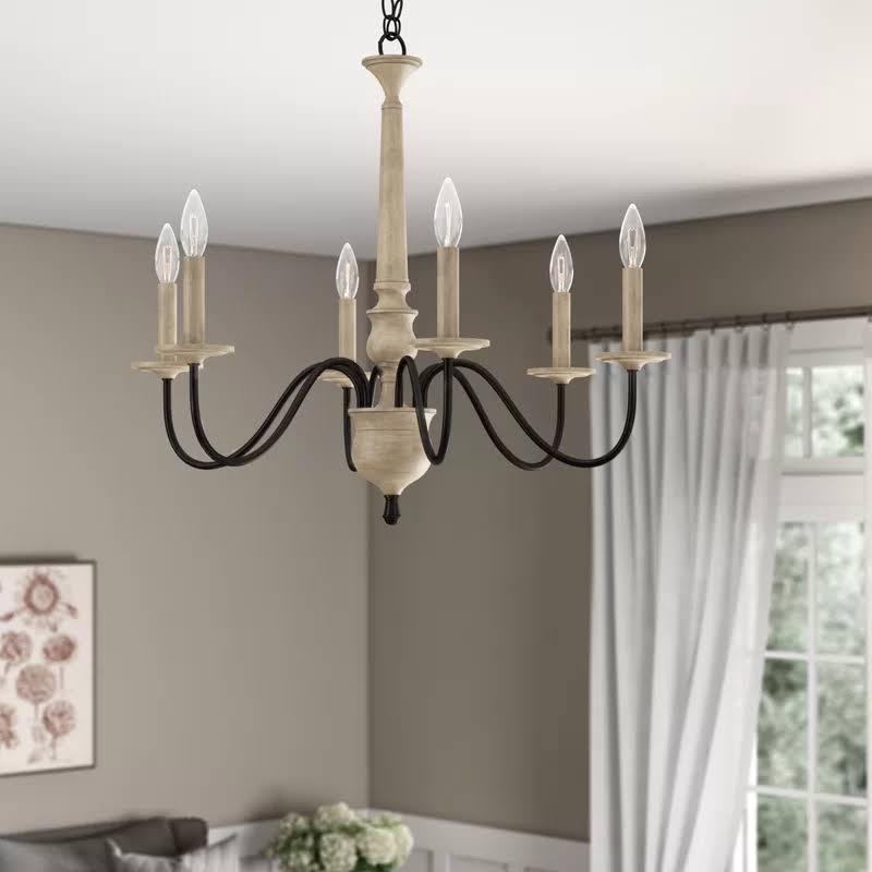 Helen 6 - Light Candle Style Classic / Traditional Chandelier