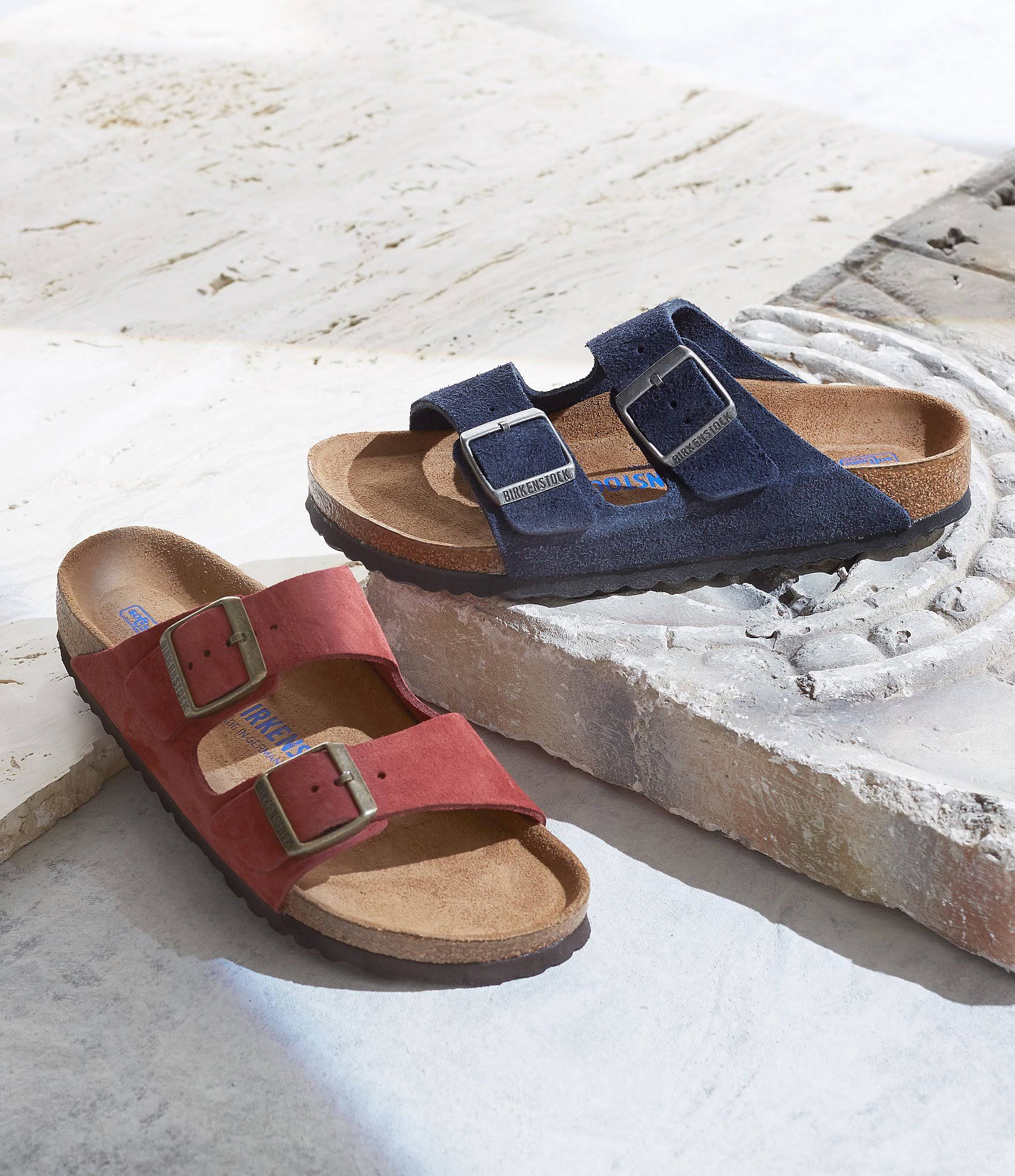 Birkenstock Women's Arizona Soft Footbed Suede Sandals