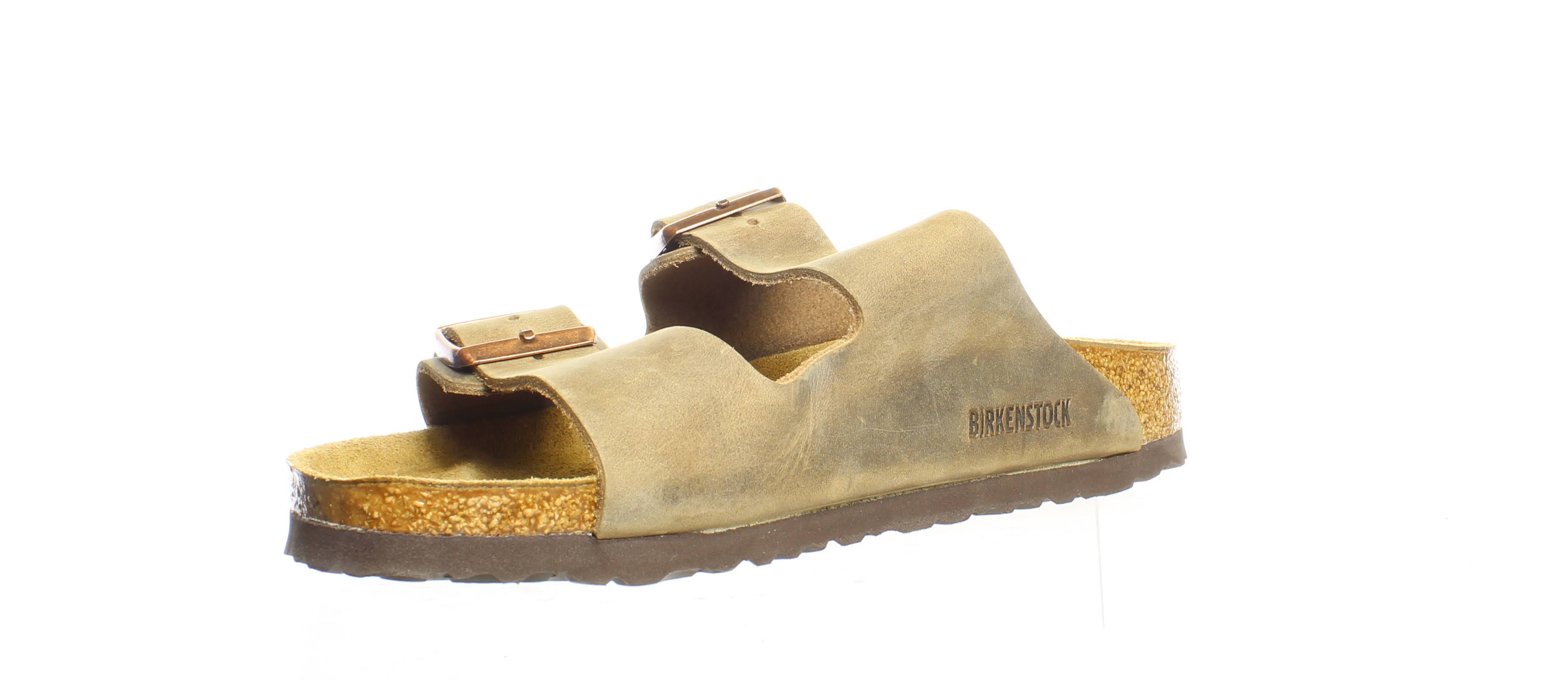Birkenstock Arizona Sandal - 38 - Tobacco Oiled Leather