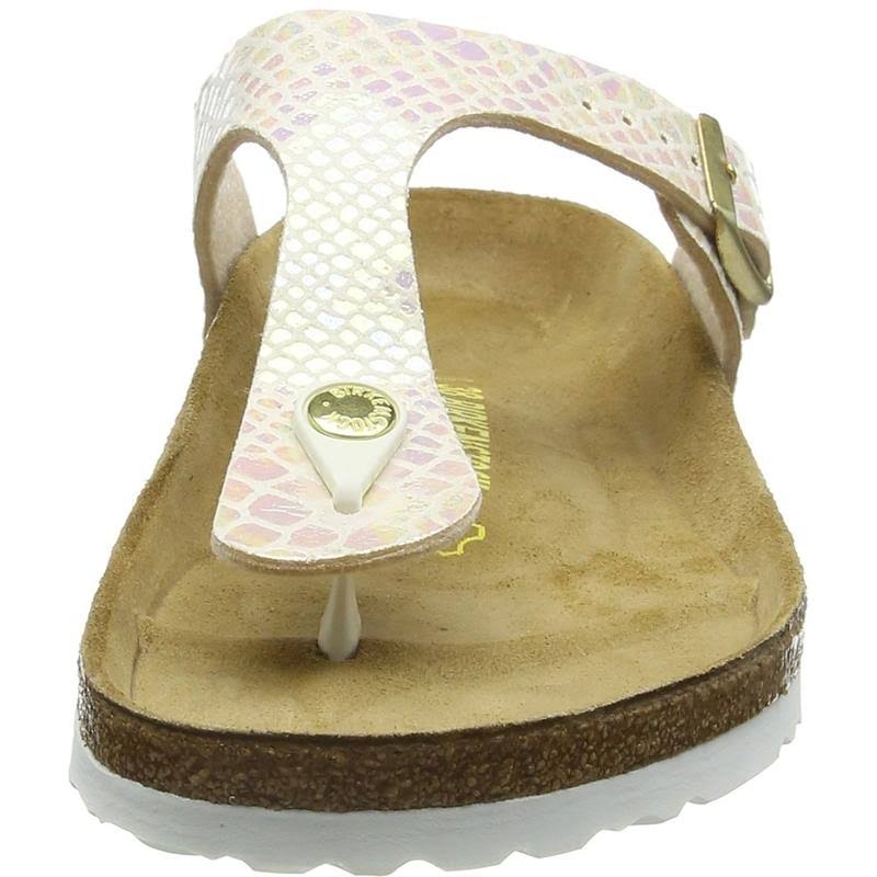 Birkenstock Gizeh 847431 Ladies Birko-Flor Snake Cream: Size 40