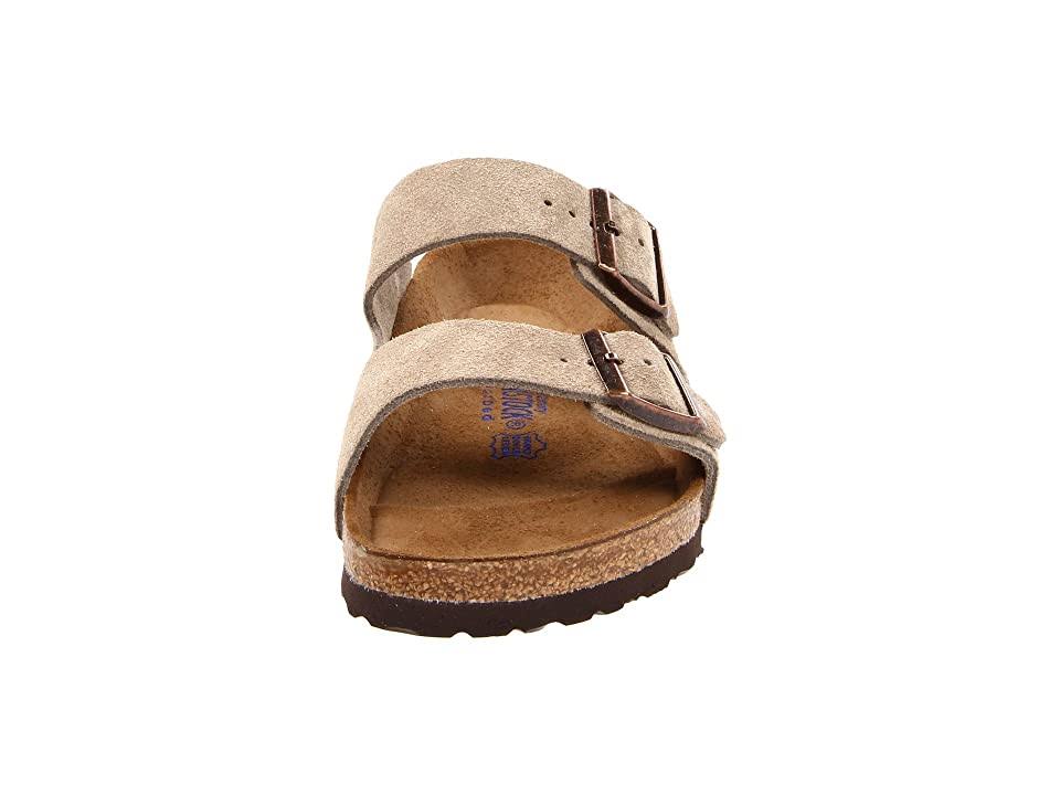 Birkenstock Arizona Suede Soft Footbed Taupe Sandal 45 N