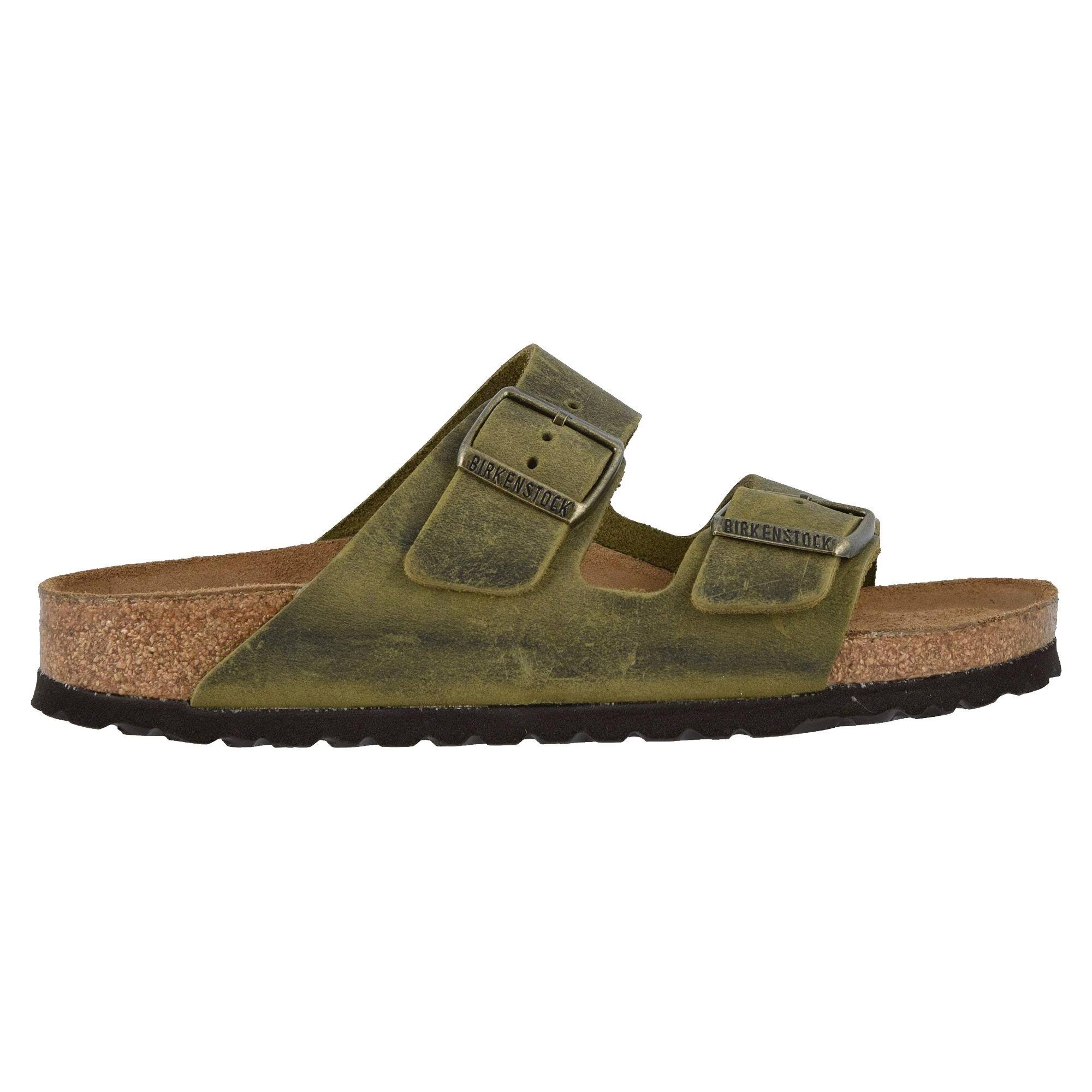 Birkenstock Arizona Soft Footbed (46 Jade Oiled Leather)