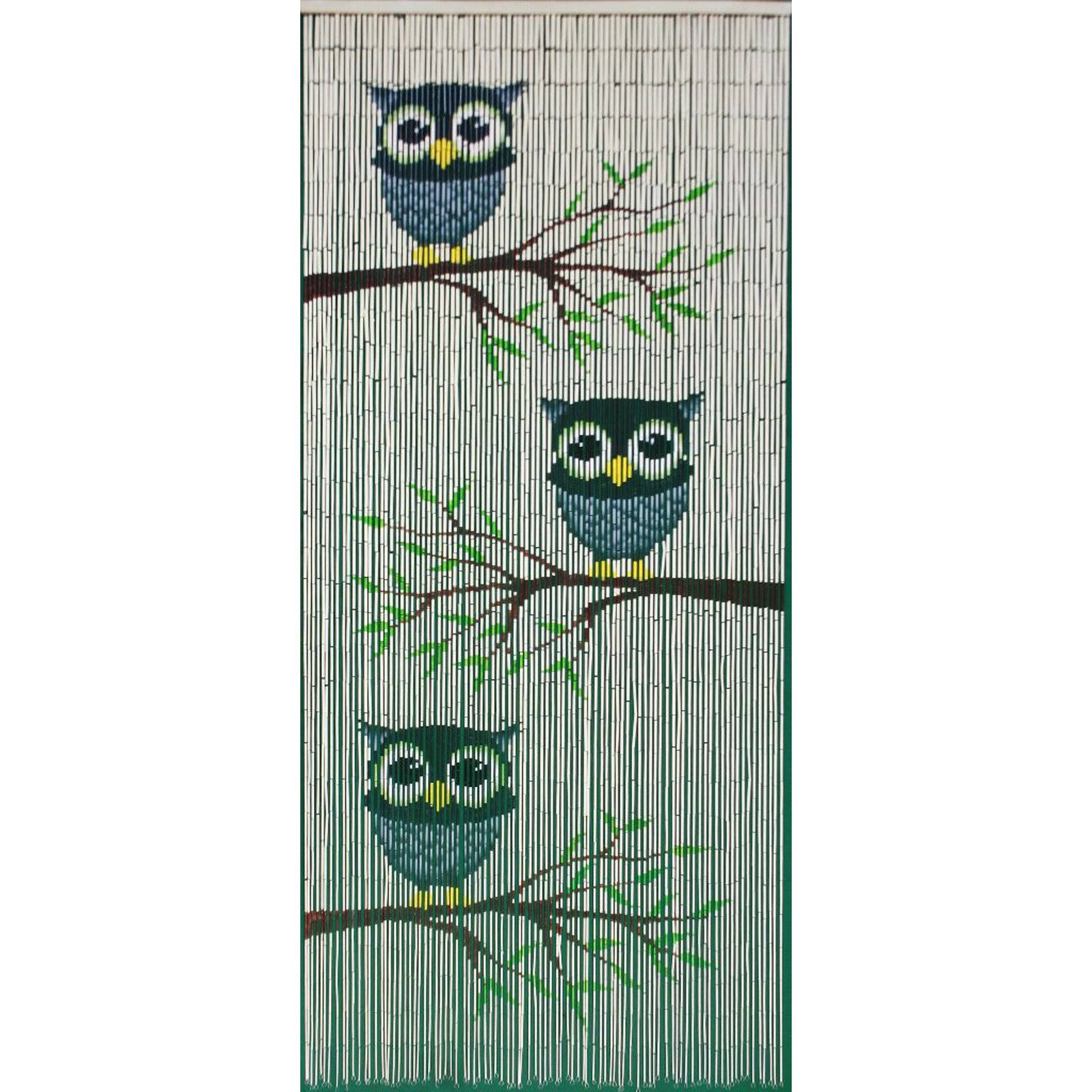 Bamboo54 Cute Owl Outdoor Curtain