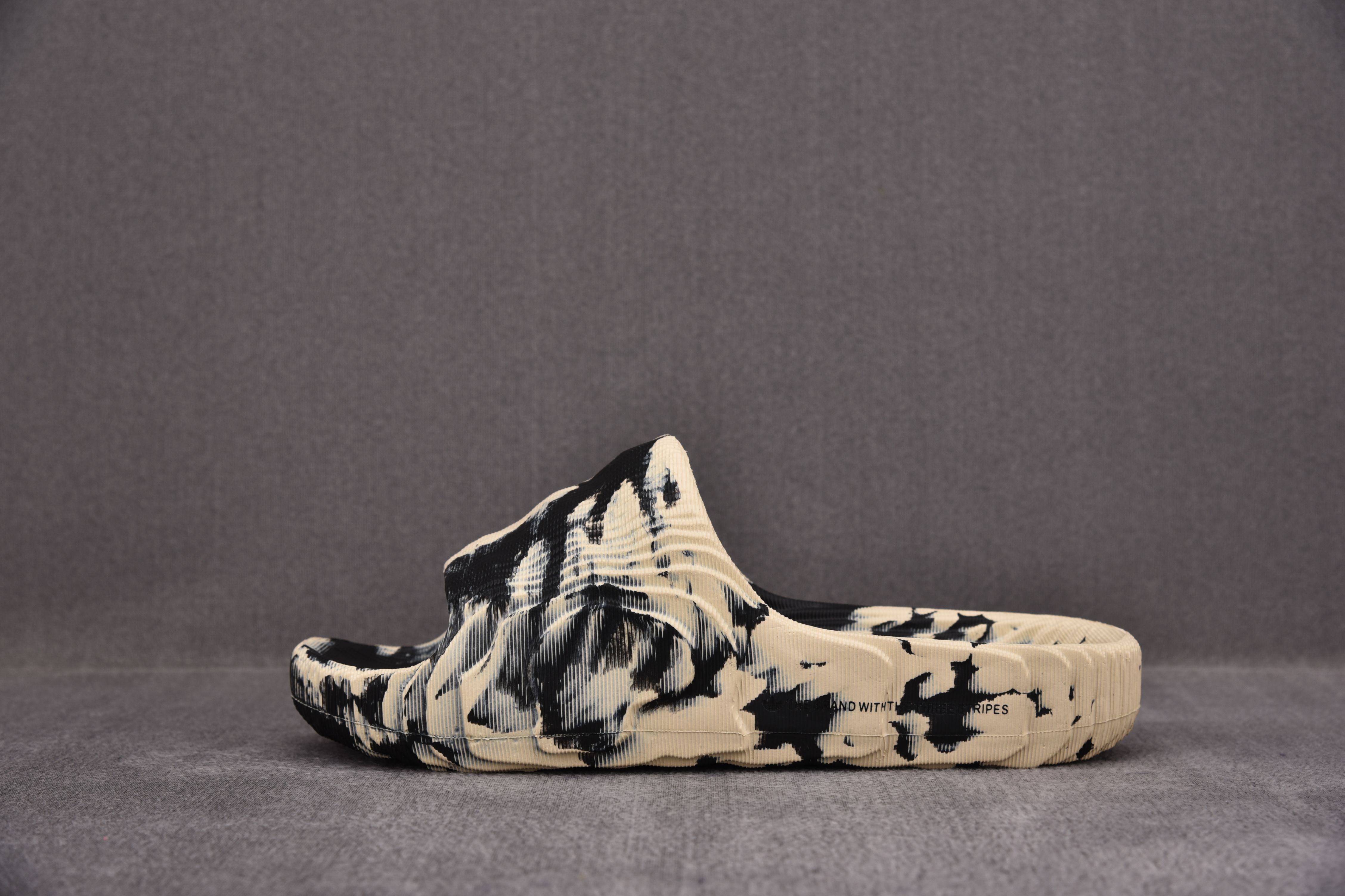 adidas Adilette 22 Slides Black Grey