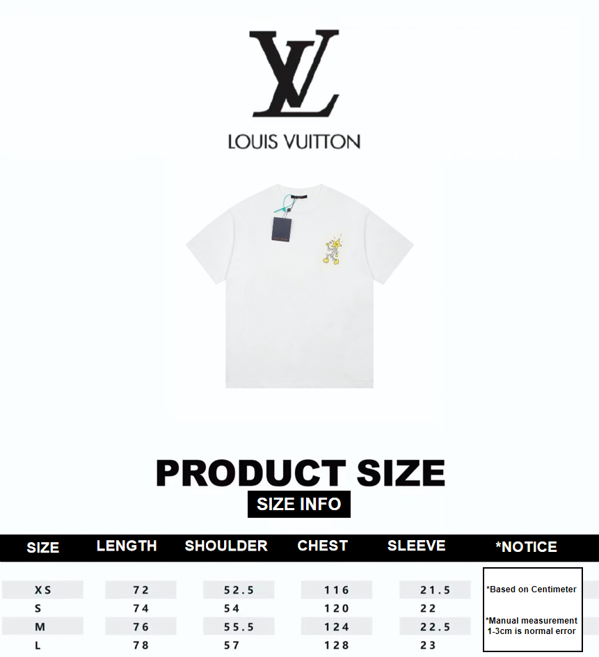Louis Vuitton 23ss magician series magic wand foam short sleeve white 6.14