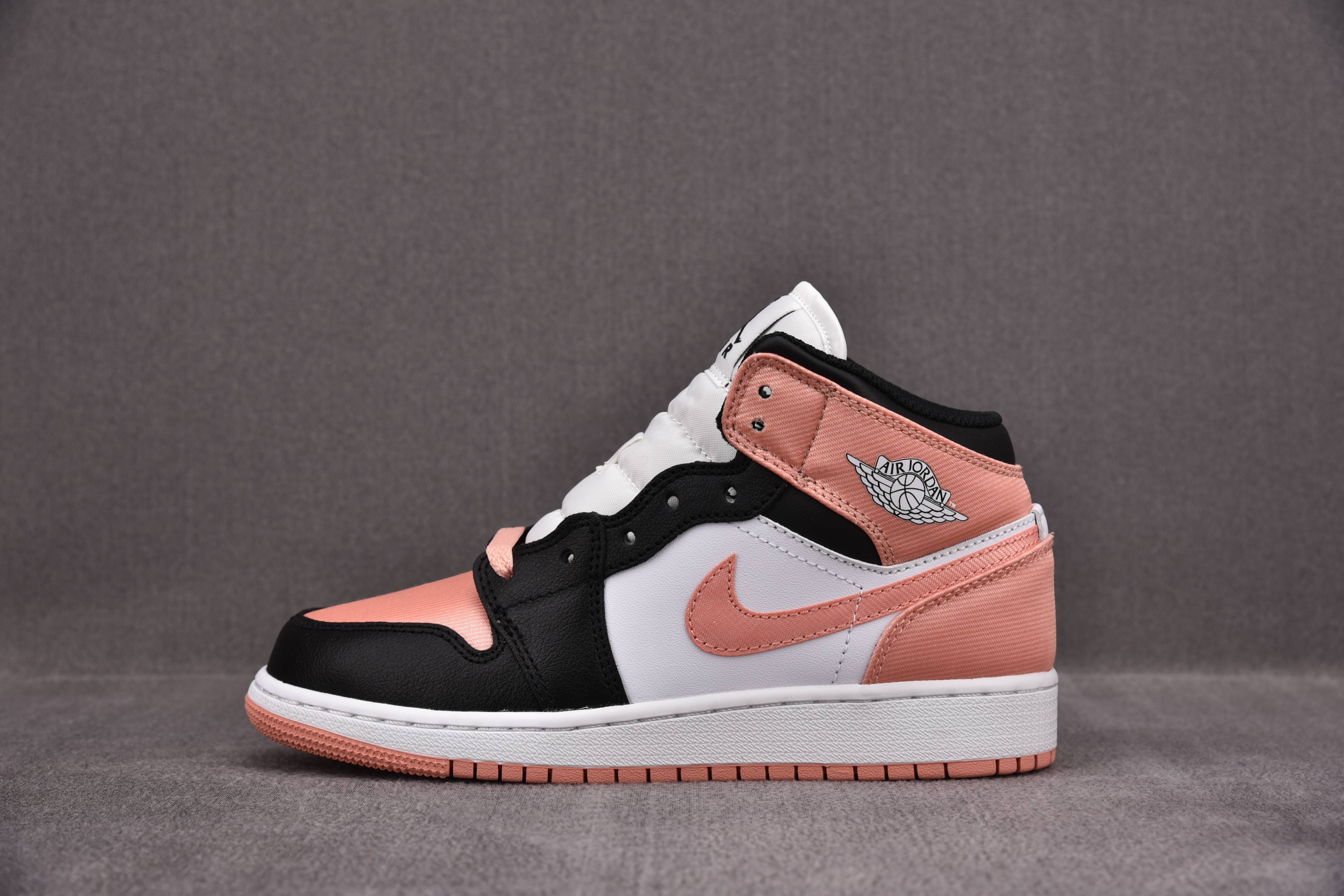 Jordan 1 Mid Light Madder Root (GS)