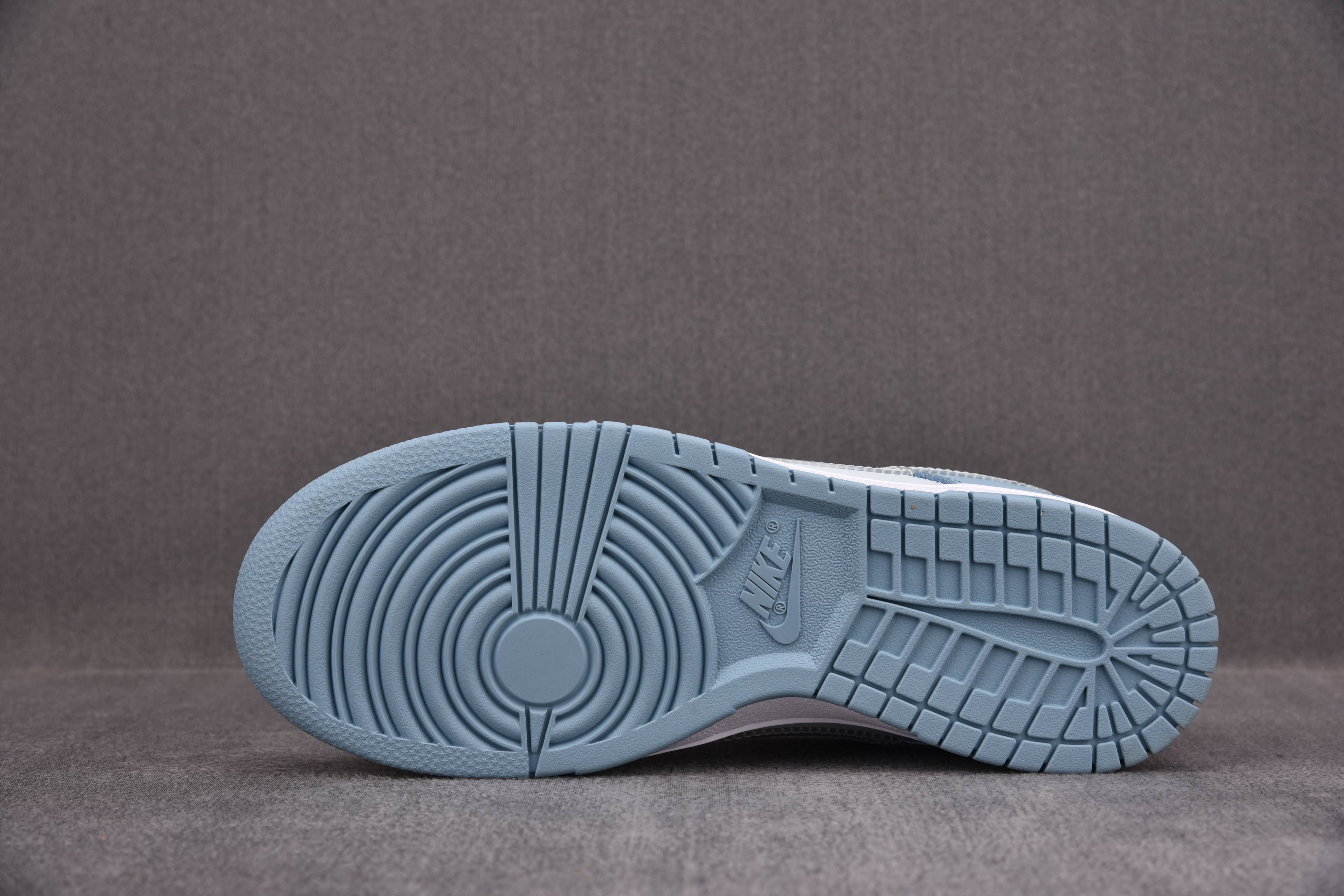 Nike Dunk Low Clear Blue Swoosh