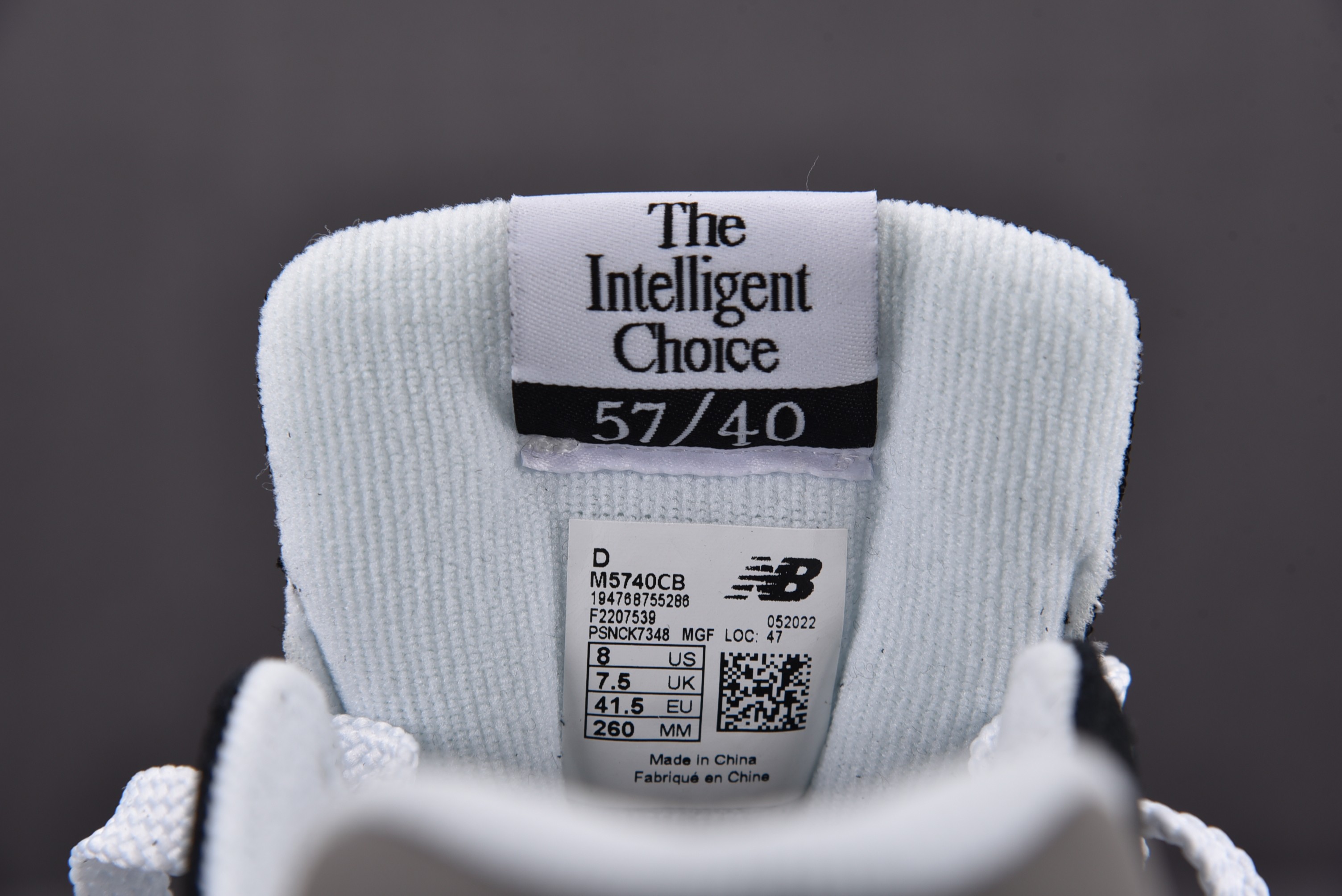 New Balance 57/40 Team Black