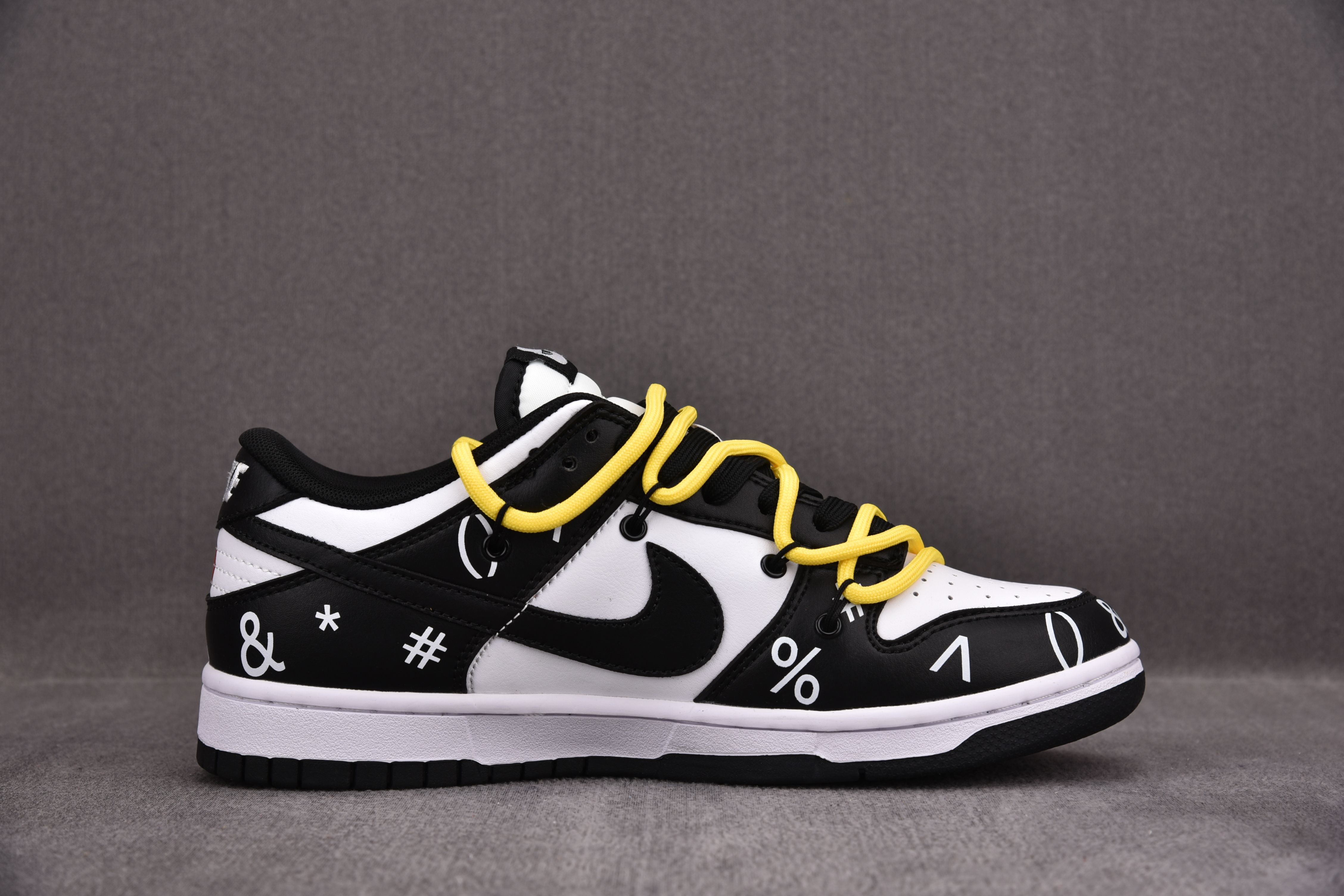 Nike Dunk Low Retro Black White Black Panda (2021) (Custom Sneaker)