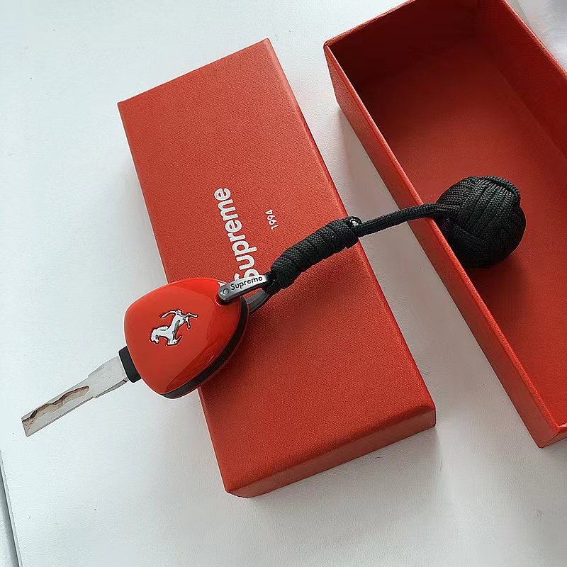 Supxxx Knit Keychain Red