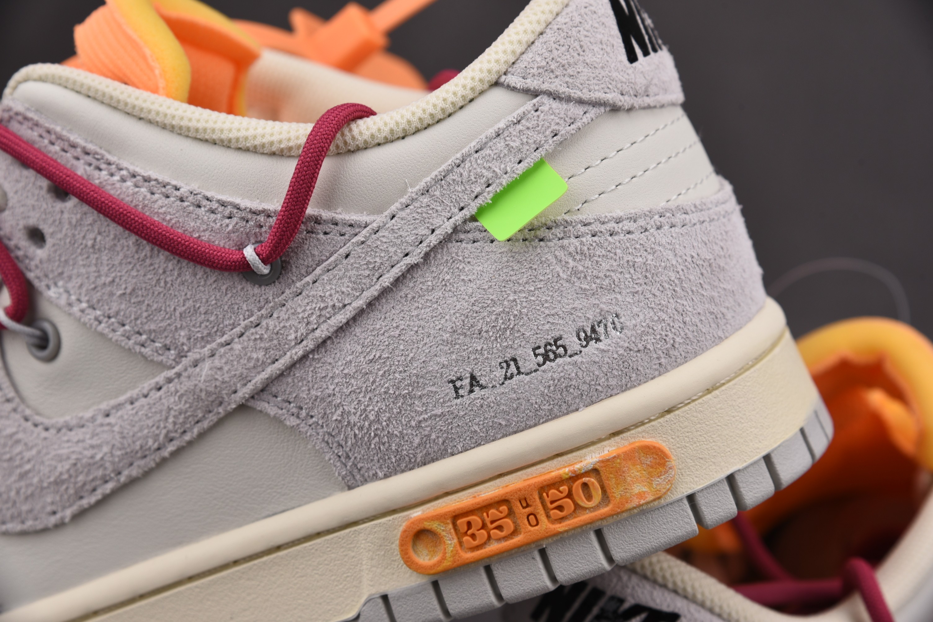 Nike Dunk Low Off-White Lot 35