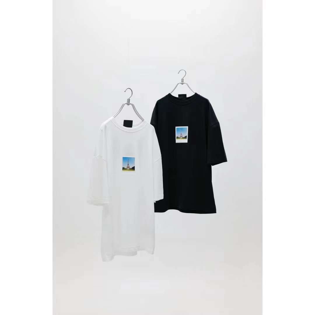 Balenciaga SS23 Architectural Print Short Sleeve T-Shirt Black 5.23
