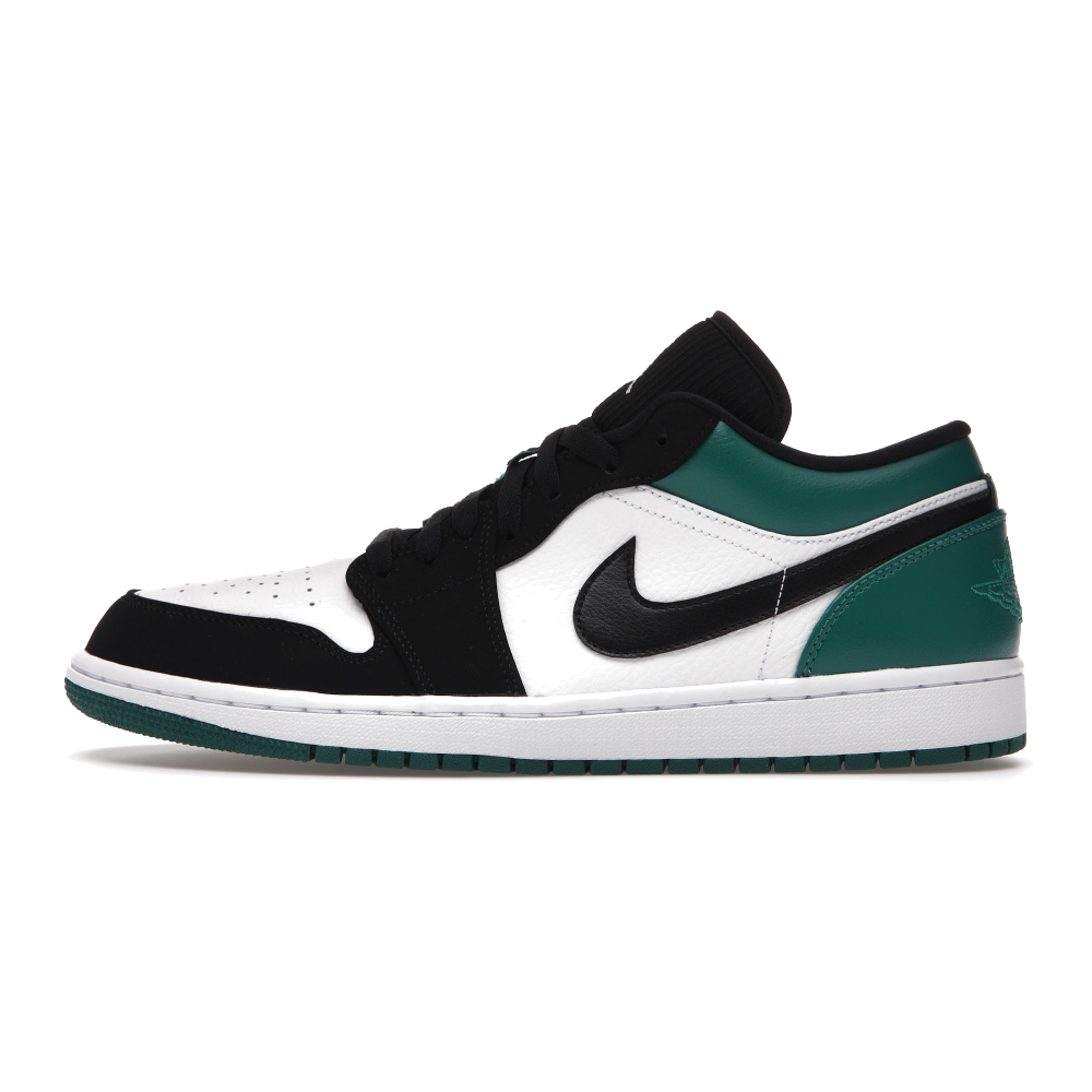 Jordan 1 Low White Black Mystic Green