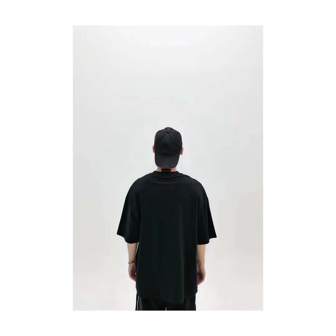 Balenciaga SS23 Architectural Print Short Sleeve T-Shirt Black 5.23