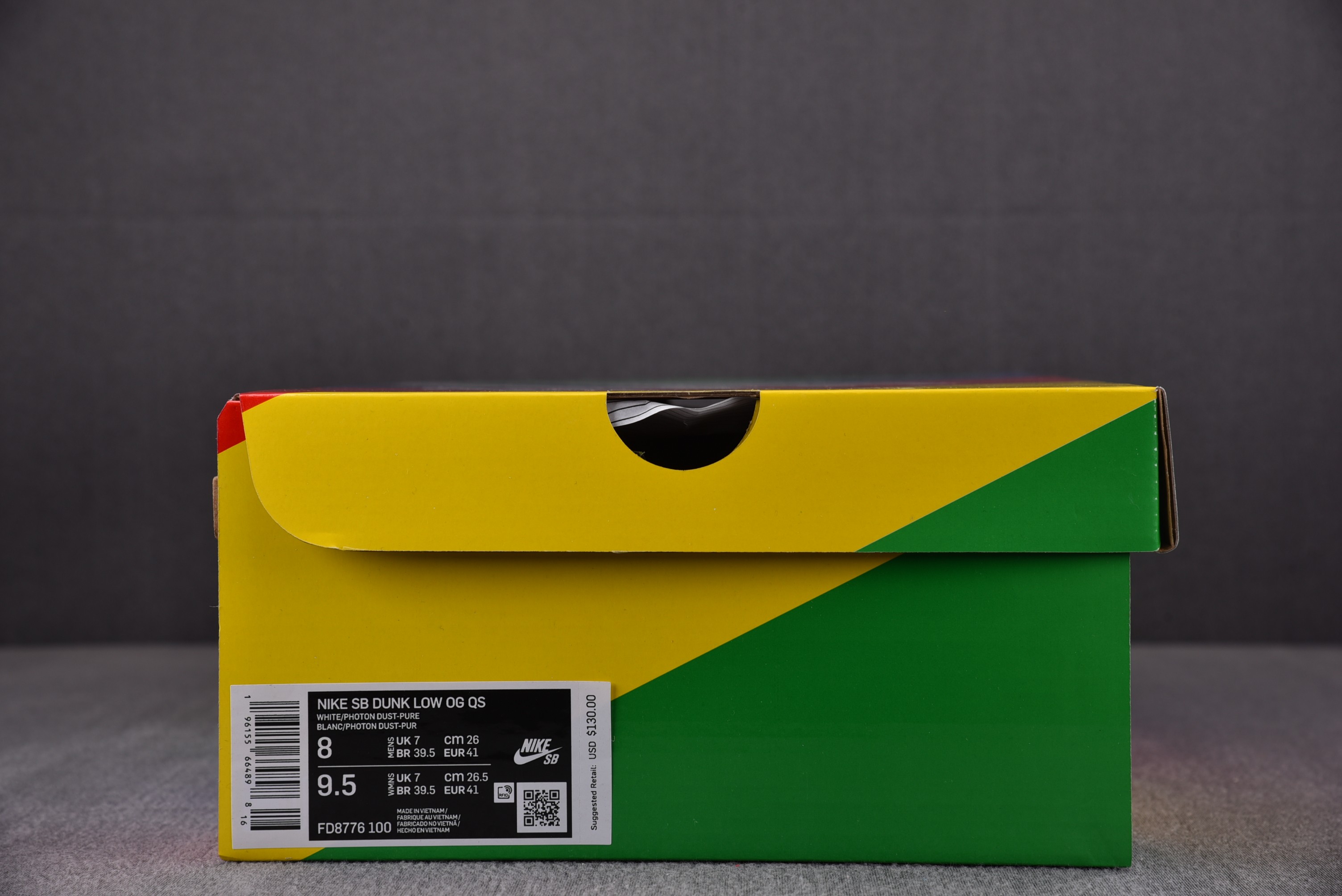 Nike SB Dunk Low White Lobster (Friends and Family)(Black Ruber Ring)