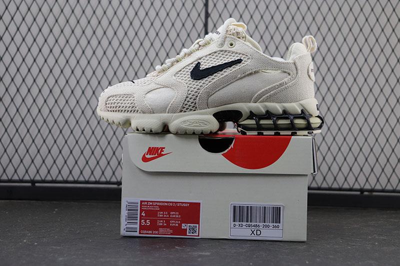 Nike Air Zoom Spiridon Cage 2 Stussy Fossil