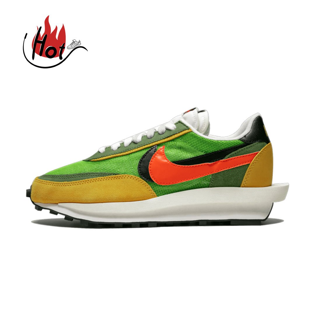 【Clearance】Nike LD Waffle Sacai Green Multi (US8)