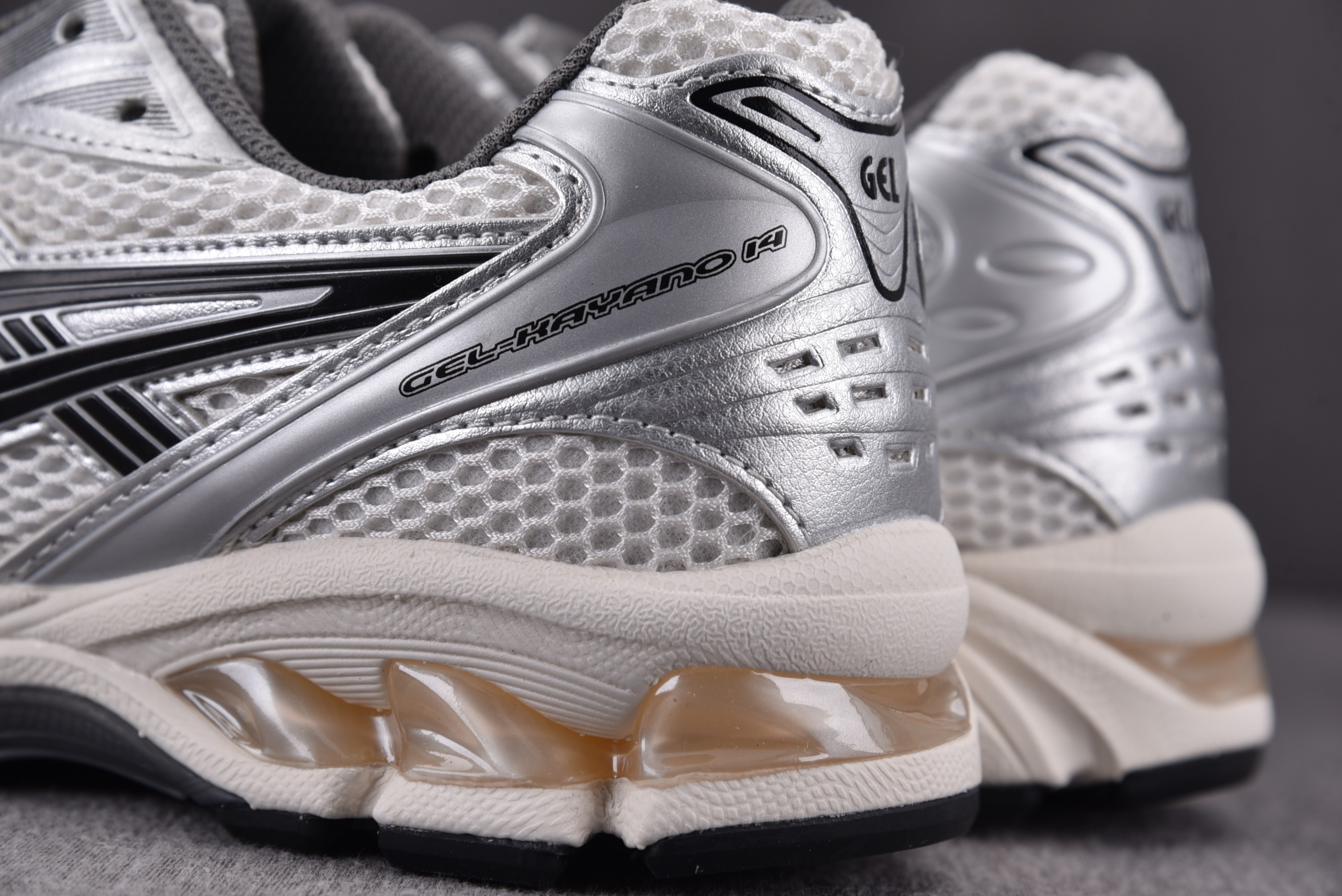 ASICS Gel-Kayano 14 JJJJound Silver Black