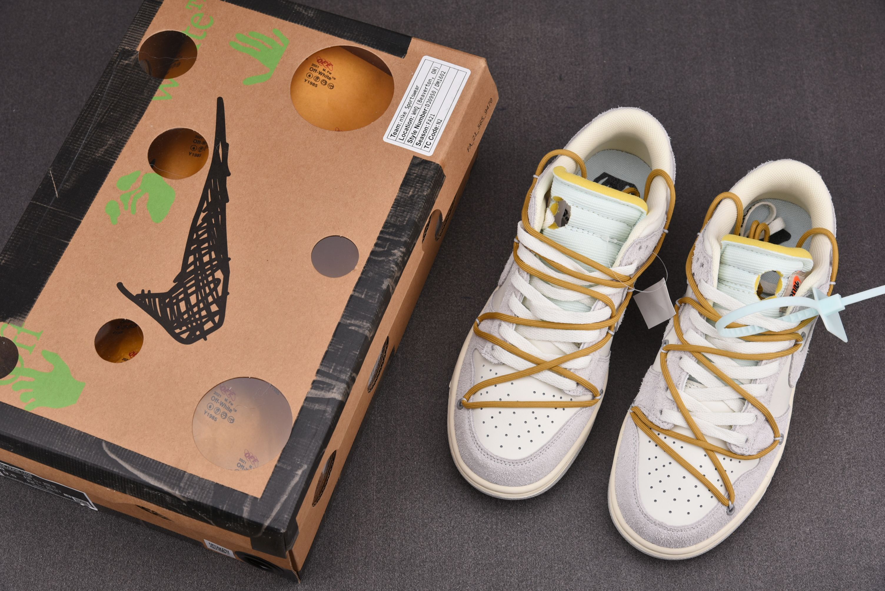 Nike Dunk Low Off-White Lot 37