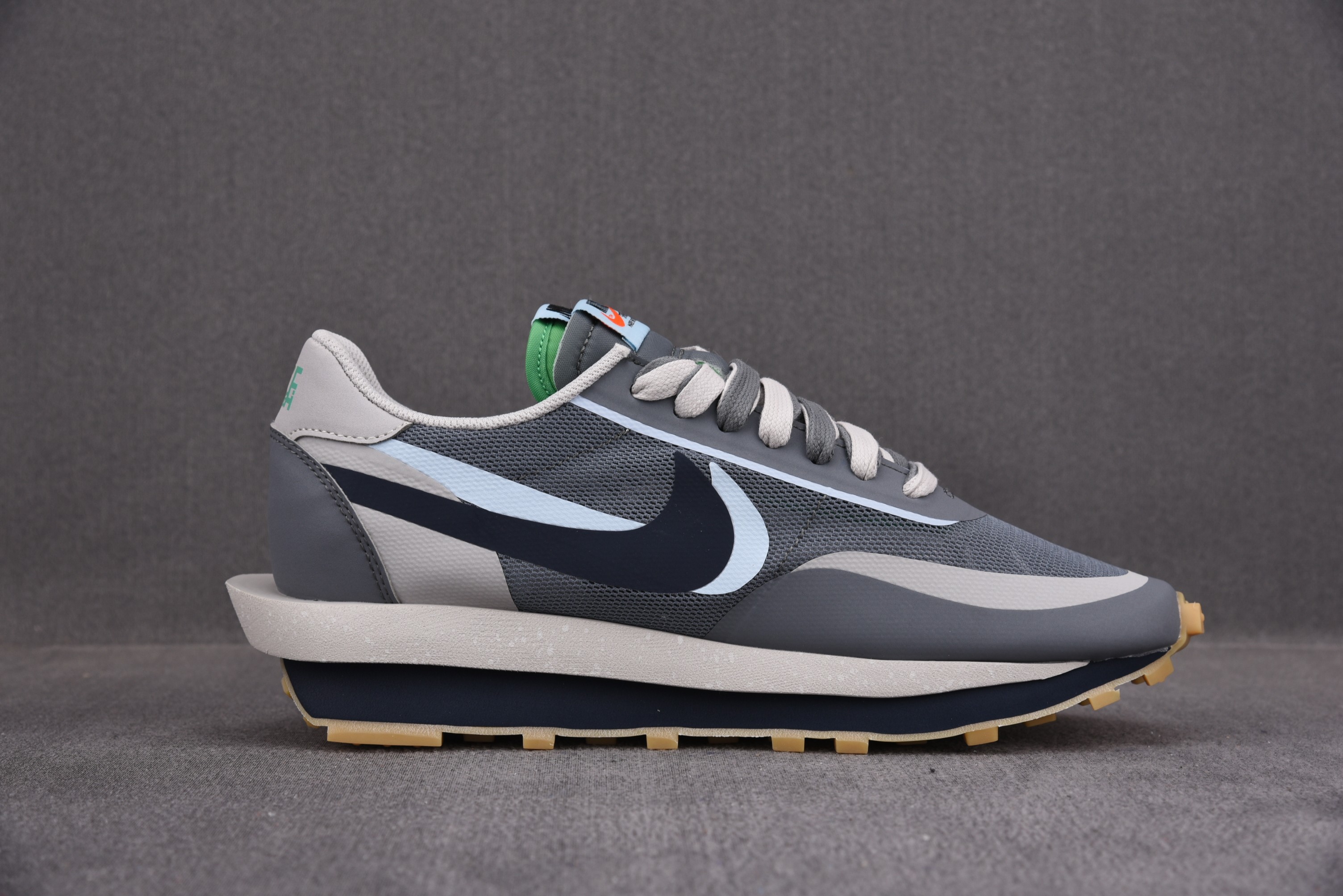 Nike LD Waffle sacai CLOT Kiss of Death 2 Cool Grey