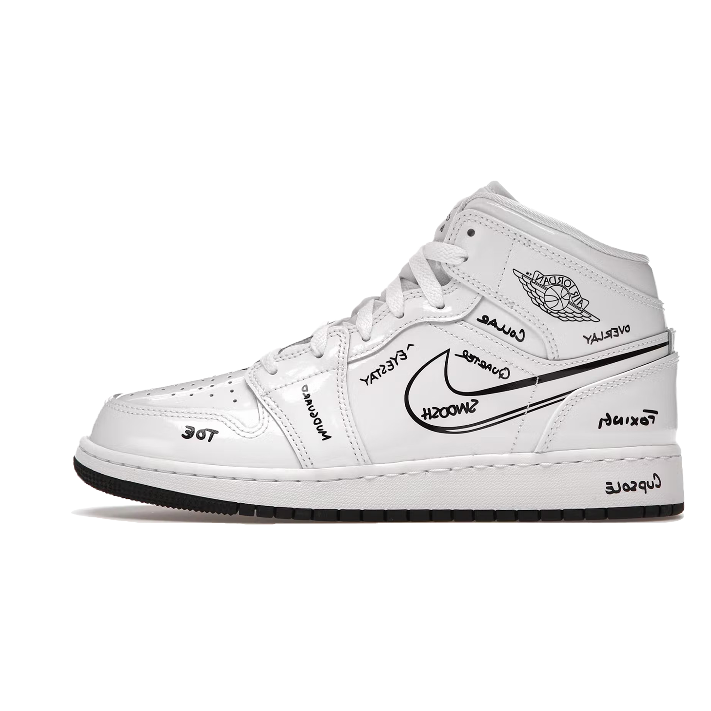 Jordan 1 Mid Schematic / Sneaker School