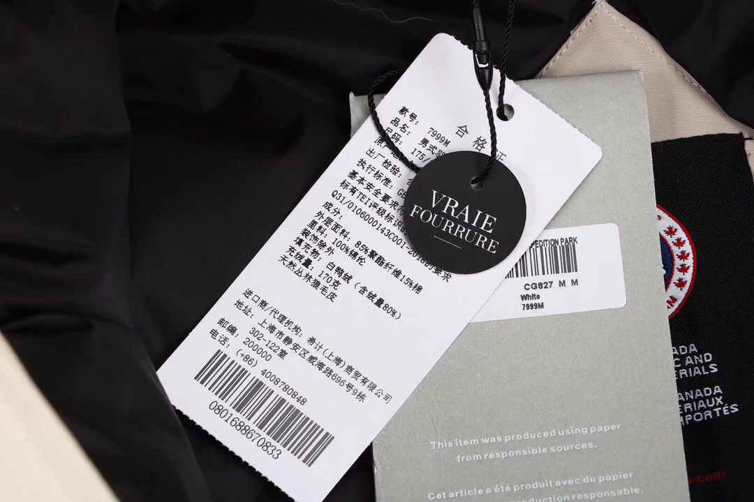 01 Canada Goose Chilliwack 7999M White