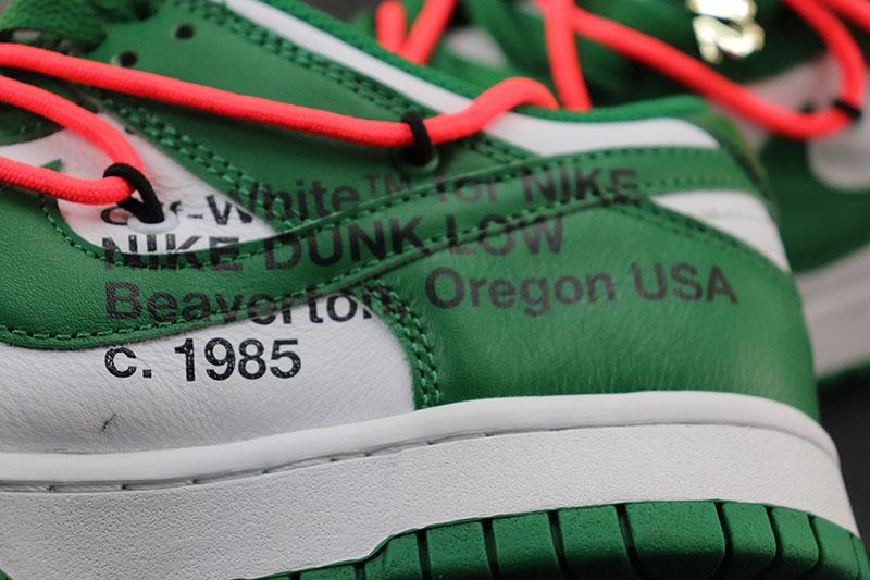 Nike Dunk Low Off White Pine Green