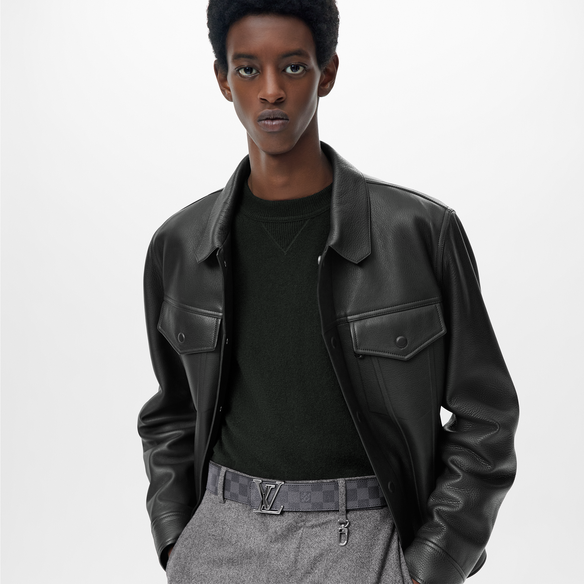 LV INITIALES REVERSIBLE BELT