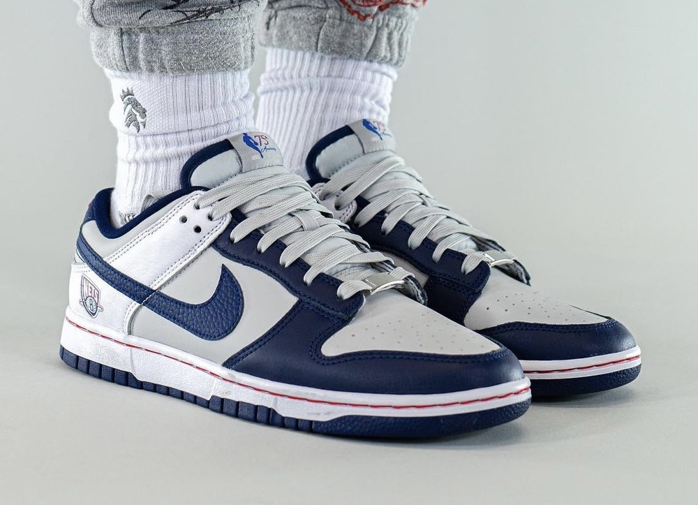 Nike Dunk Low EMB NBA 75th Anniversary Brooklyn Nets