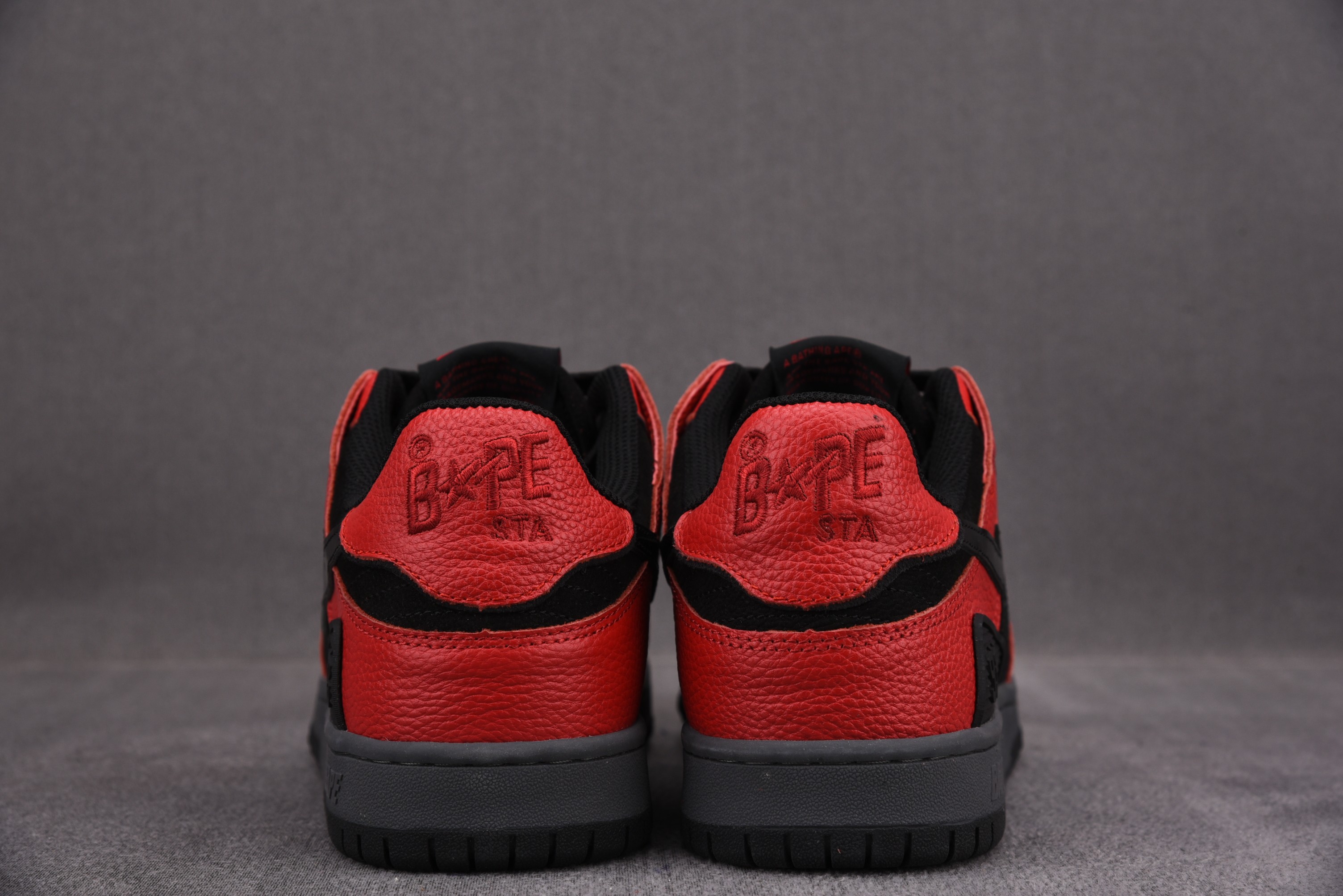 A BATHING APE BAPE SK8 STA Black Red