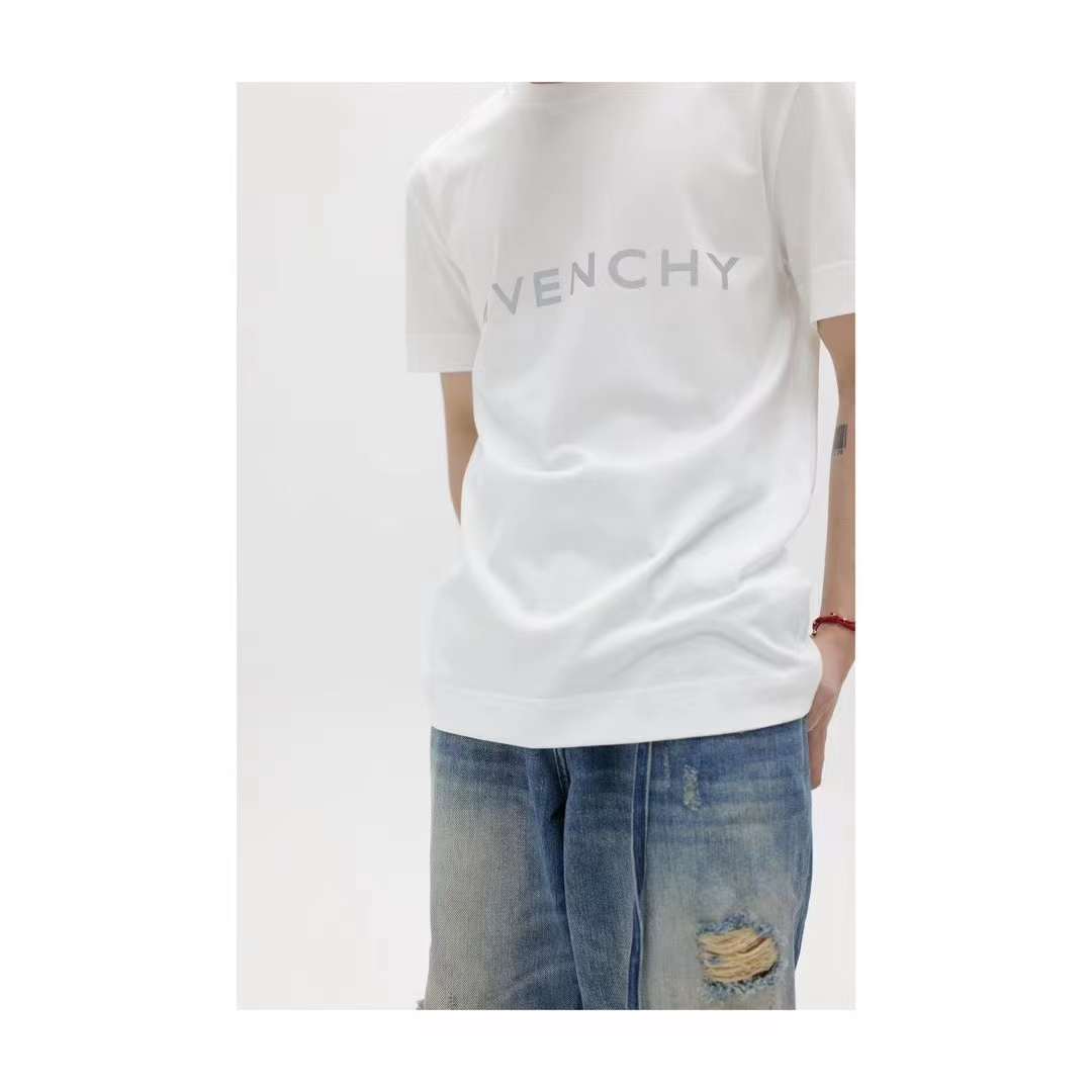 Givenchy FW22 lettering logo print T-shirt White 5.16