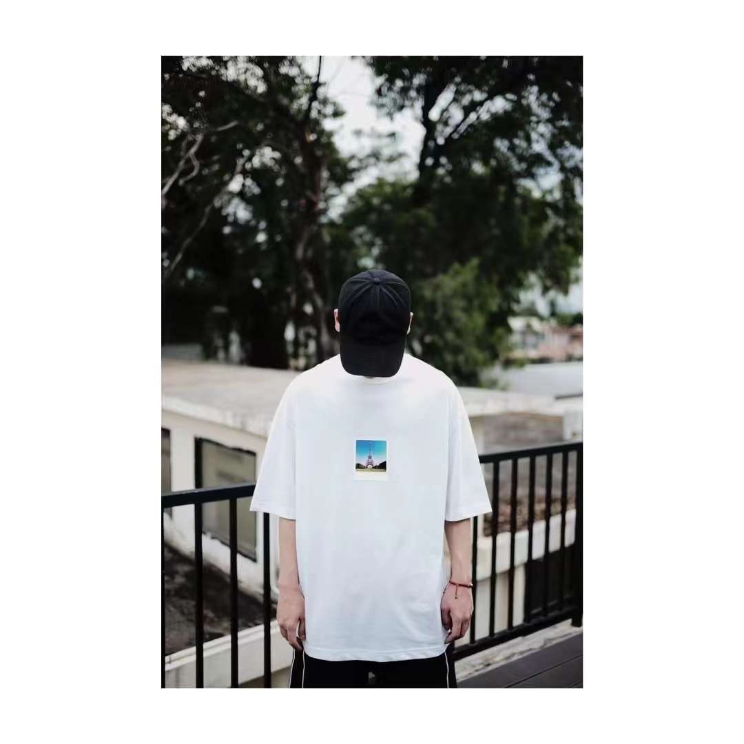 Balenciaga SS23 Architectural Print Short Sleeve T-Shirt White 5.23
