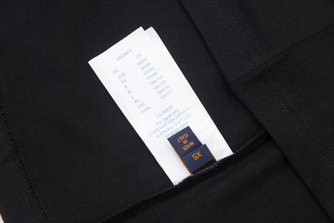 Louis Vuitton Double Sided Logo Print Classic Pattern Black 6.14