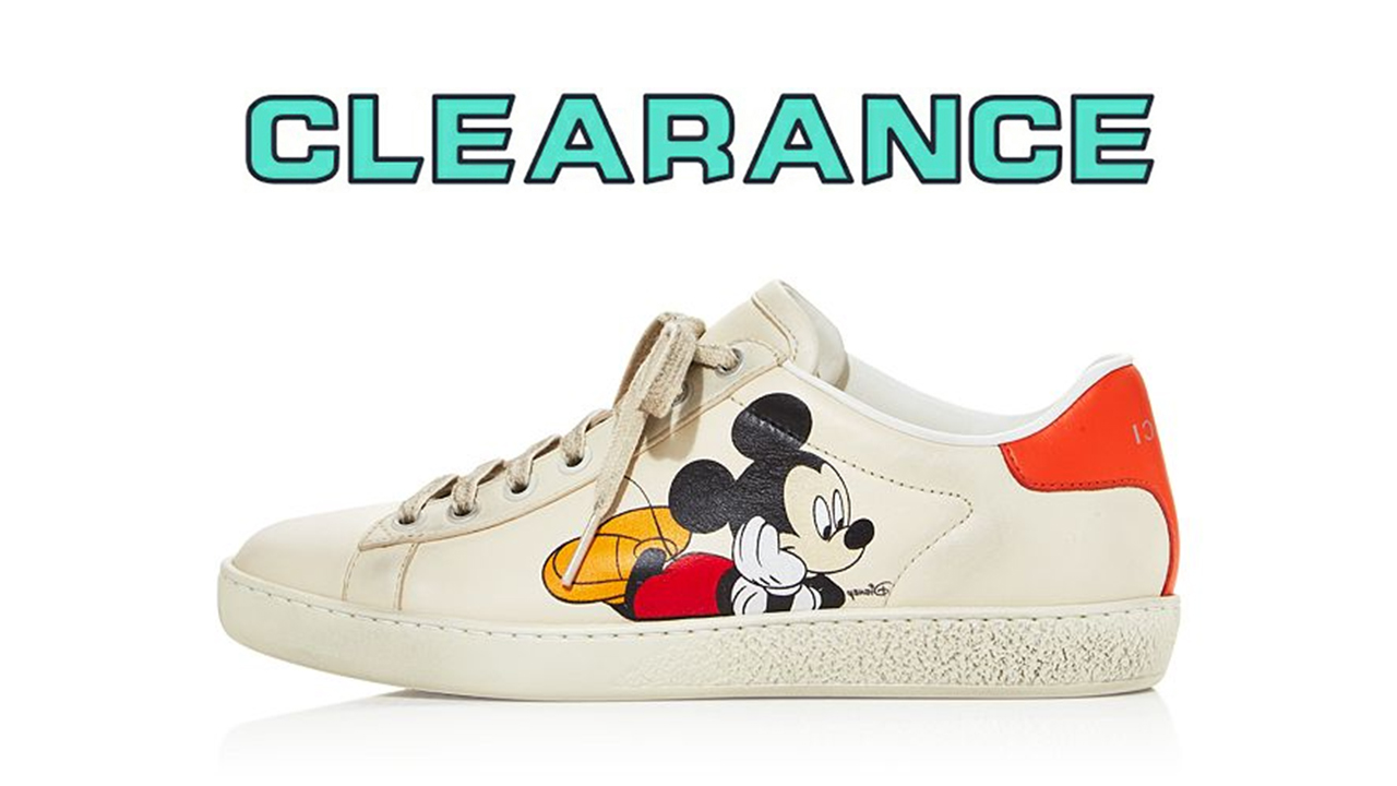 【Clearance】Guci x Disney Mickey Mouse Ace low-top sneakers （US5.5）