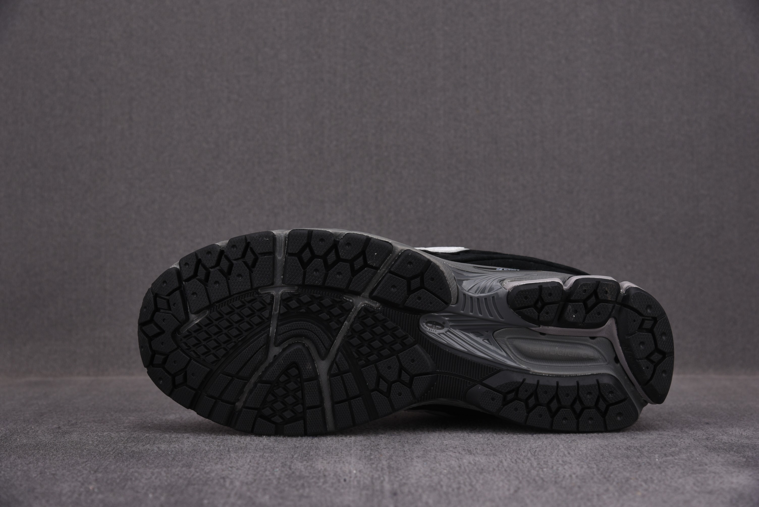 New Balance 2002R Black Dark Grey White