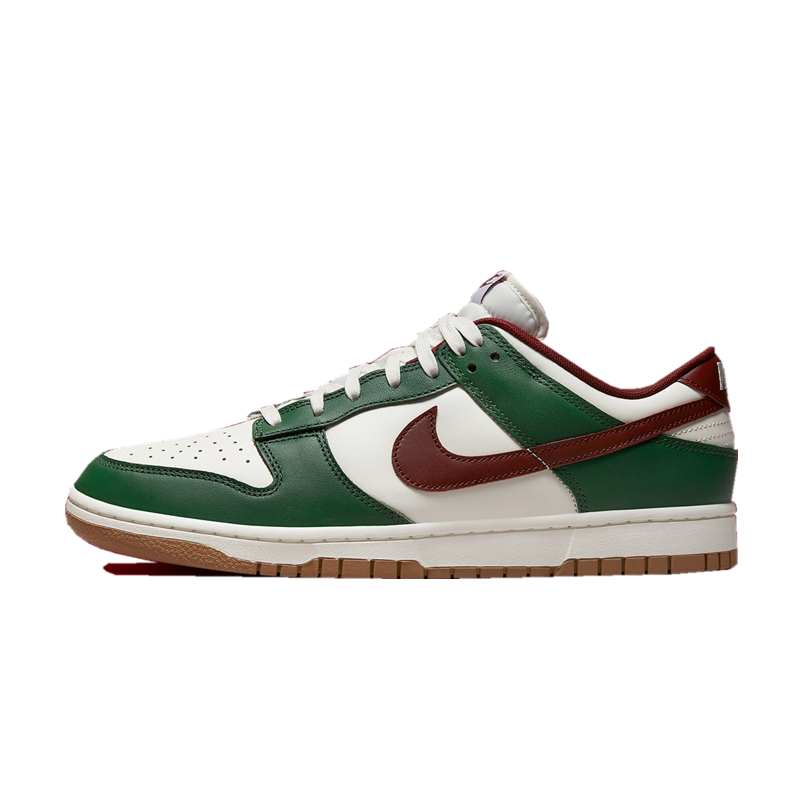 Nike Dunk Low Gorge Green Team Red