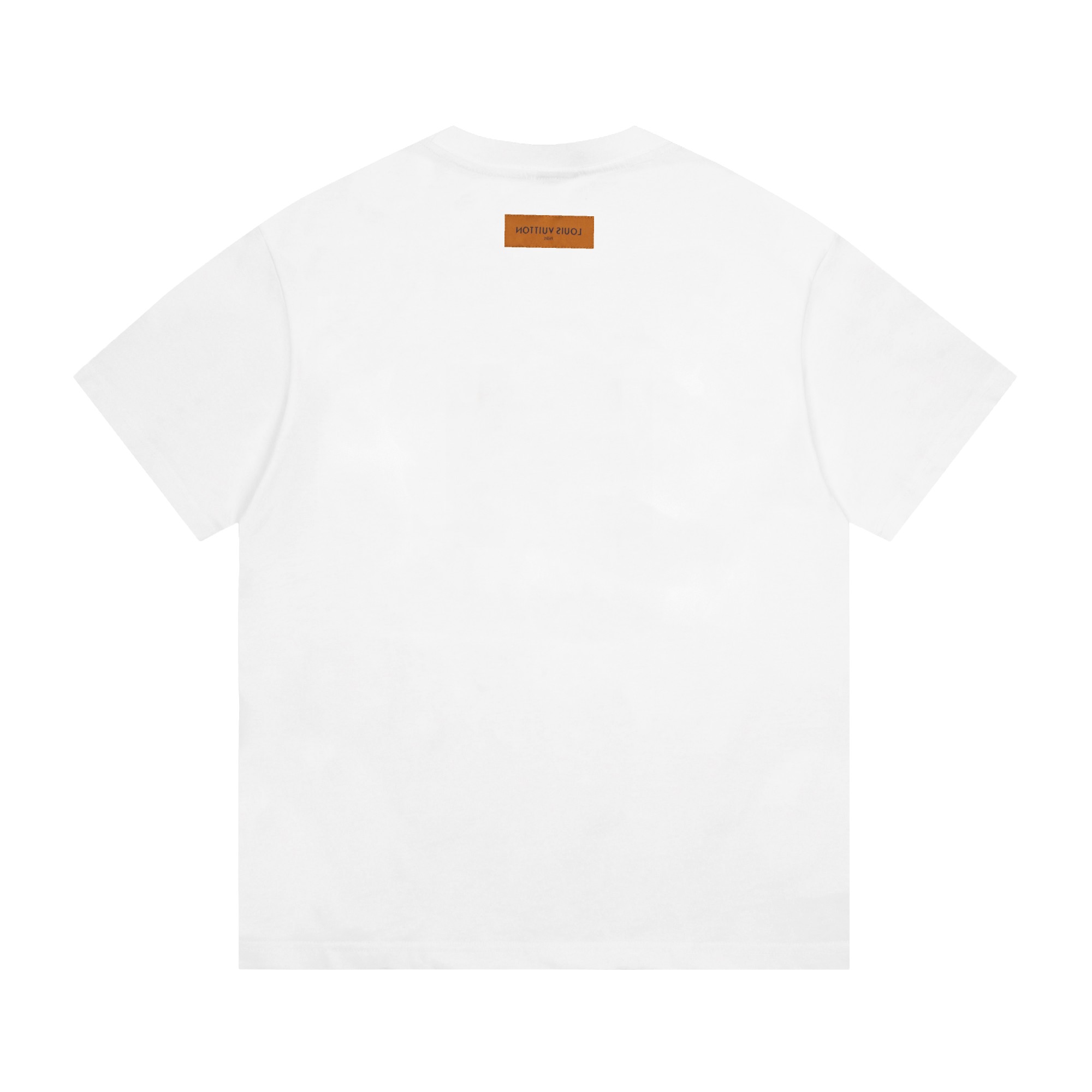 Louis Vuitton 23ss Blue Sky White Cloud Print Suede Foam Short Sleeve White 6.14
