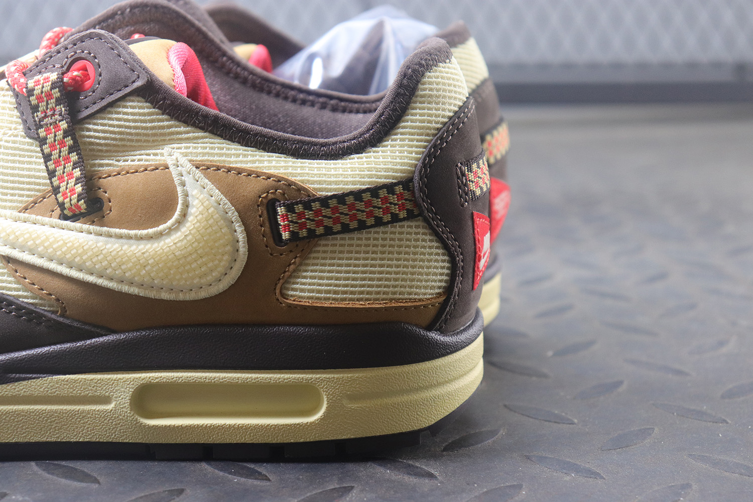 【Clearance】 Nike Air Max 1 Travis Scott Cactus Jack Baroque Brown（US9）