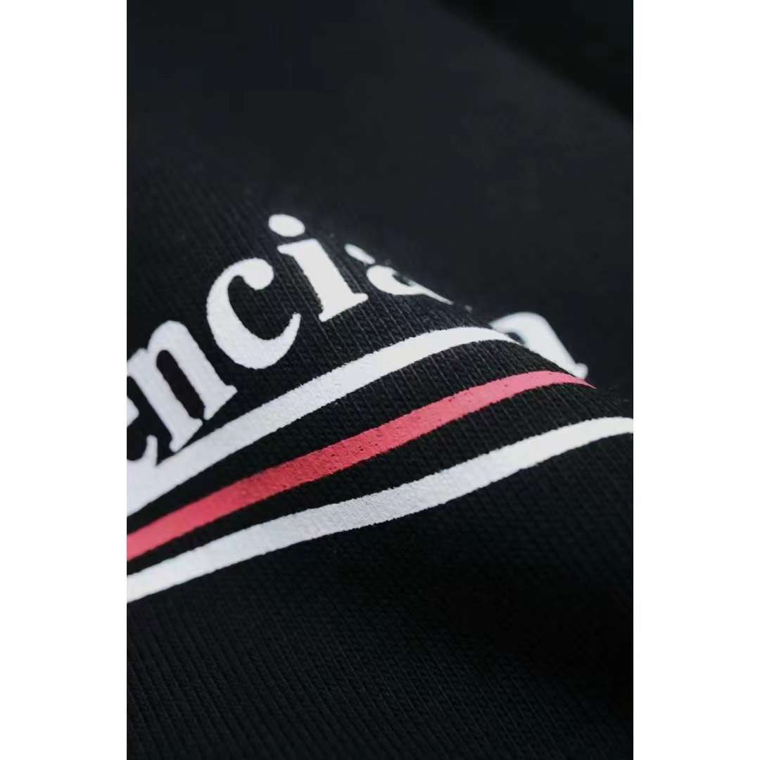 Balenciaga Political Campaign Short Sleeve Black 5.16