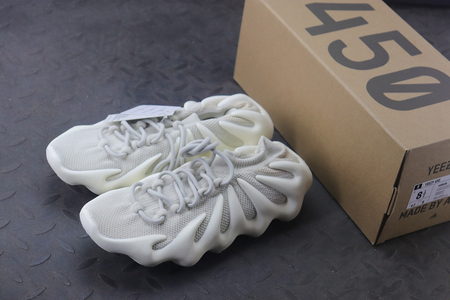 【Clearance】 adidas Yeezy 450 Cloud White（US9.5）