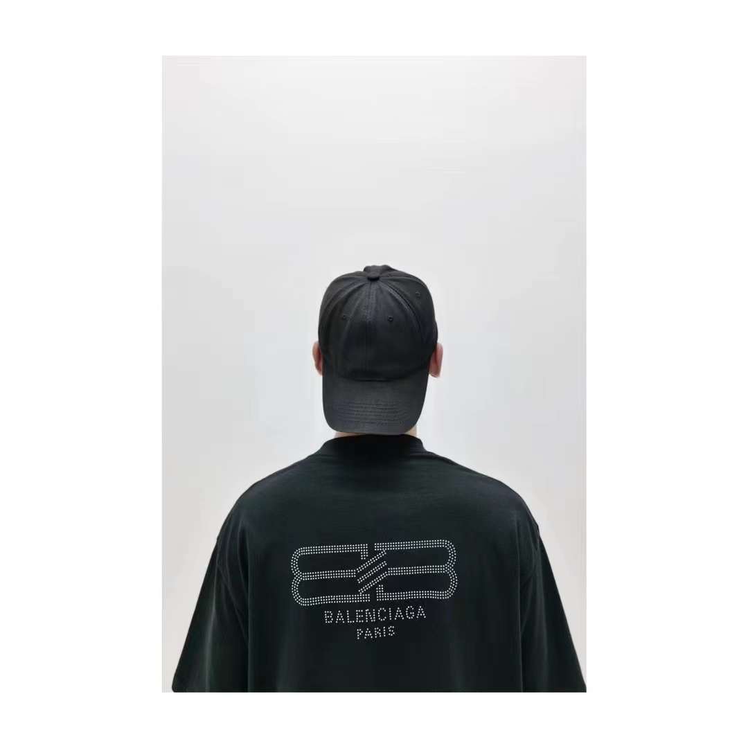 Balenciaga Cotton Short Sleeves Logo Luxury T-Shirts 5.23