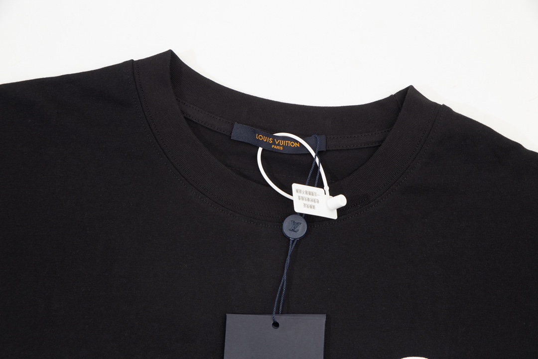 Louis Vuitton Double Sided Logo Print Classic Pattern Black 6.14