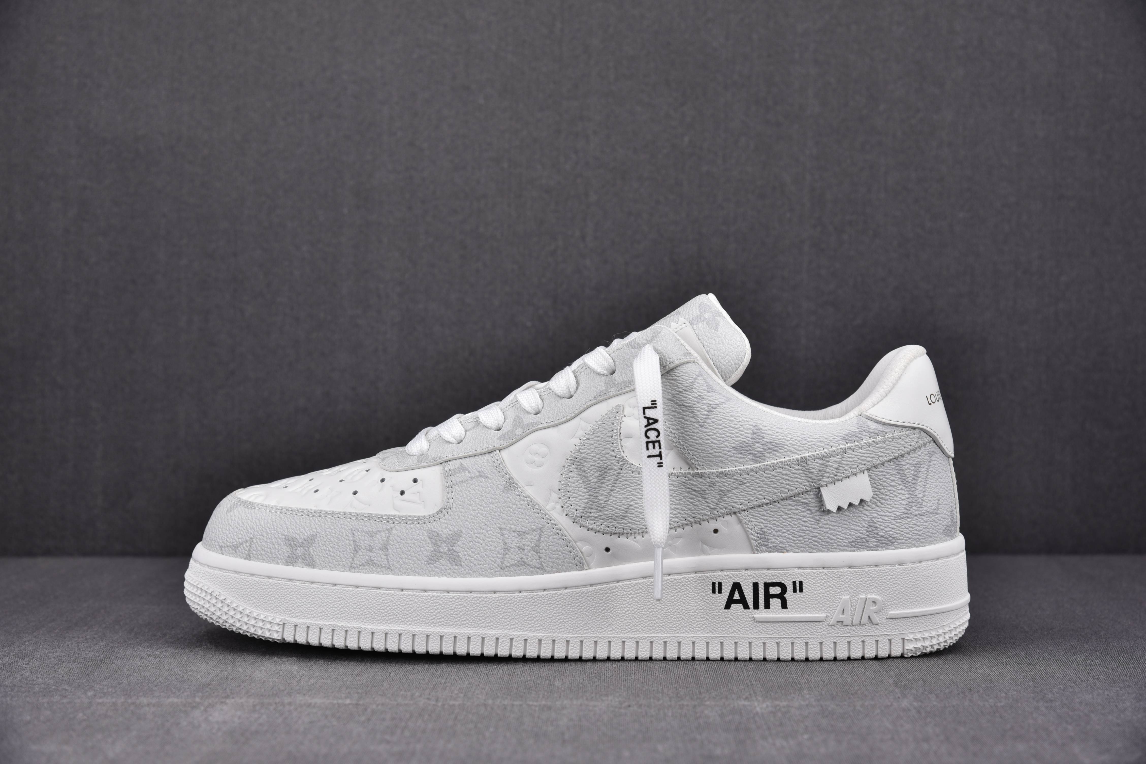 Nike Air Force 1 Low Louis Vuitton Royal Gray White (Be careful about the size!!)