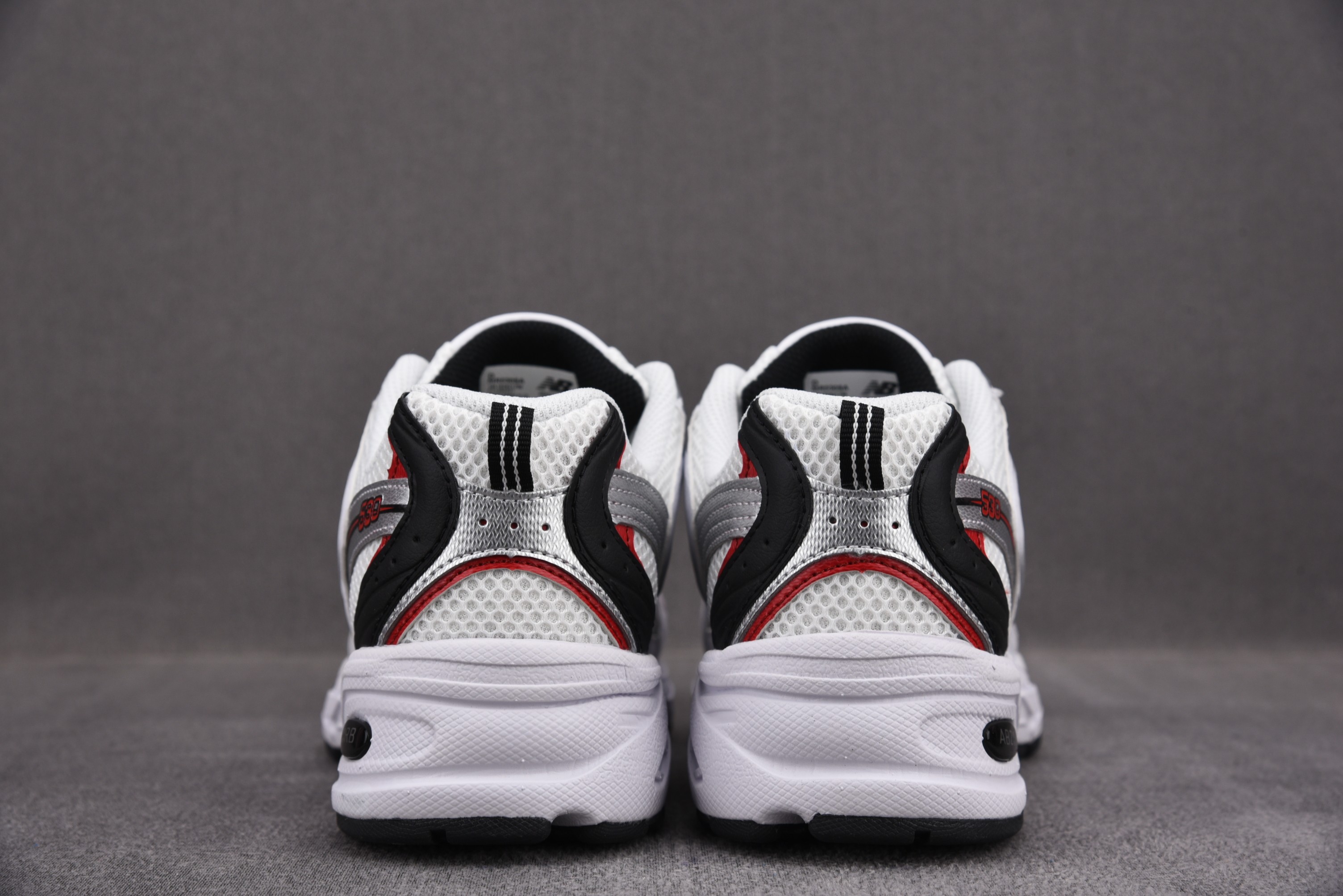 New Balance 530v2 White Silver Red