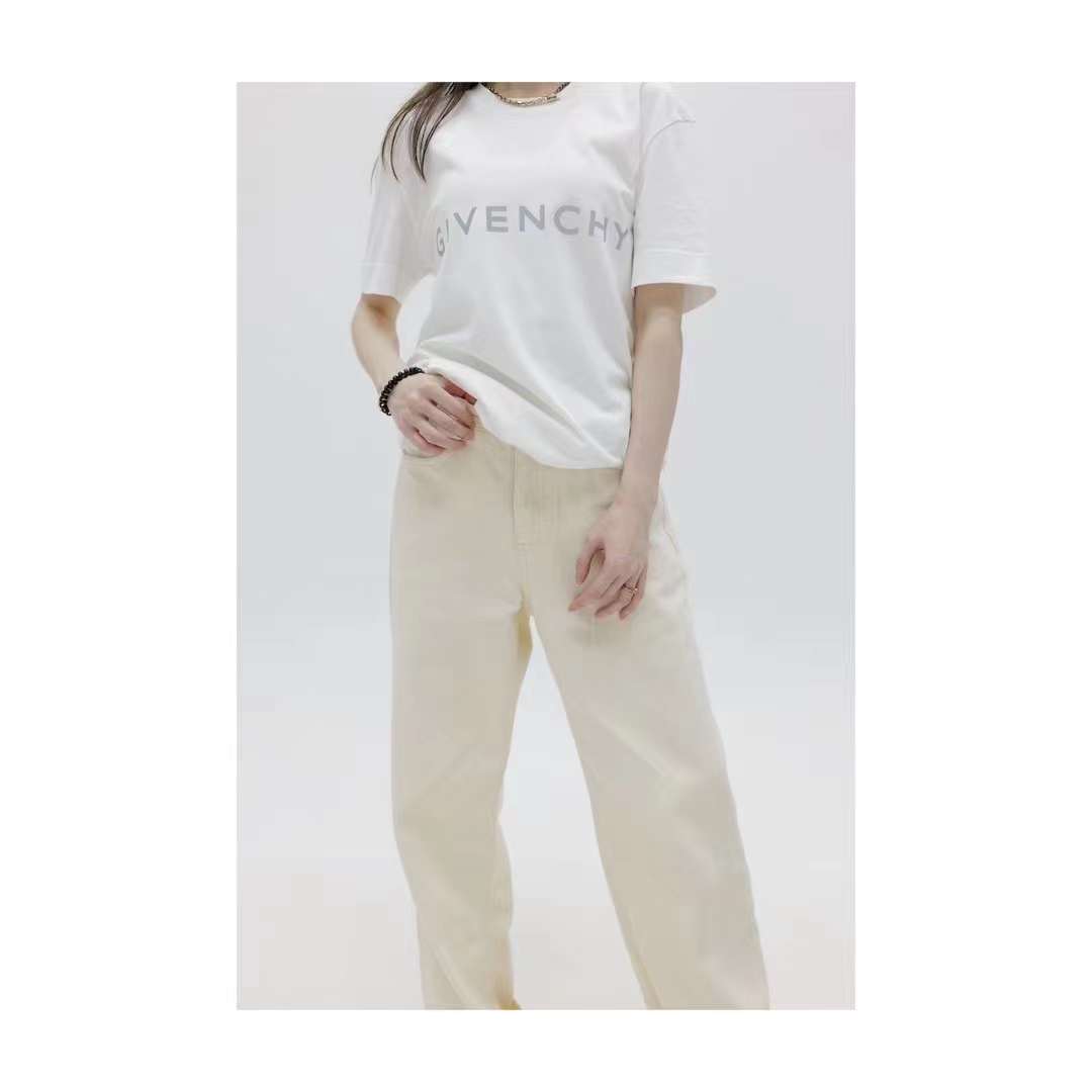 Givenchy FW22 lettering logo print T-shirt White 5.16