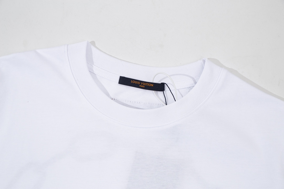 Louis Vuitton Double Sided Logo Print Classic Pattern White 6.14