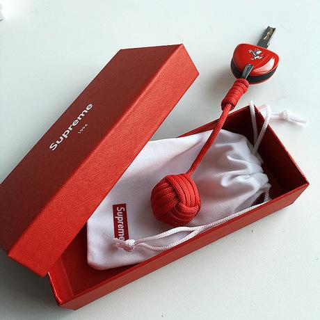 Supxxx Knit Keychain Red