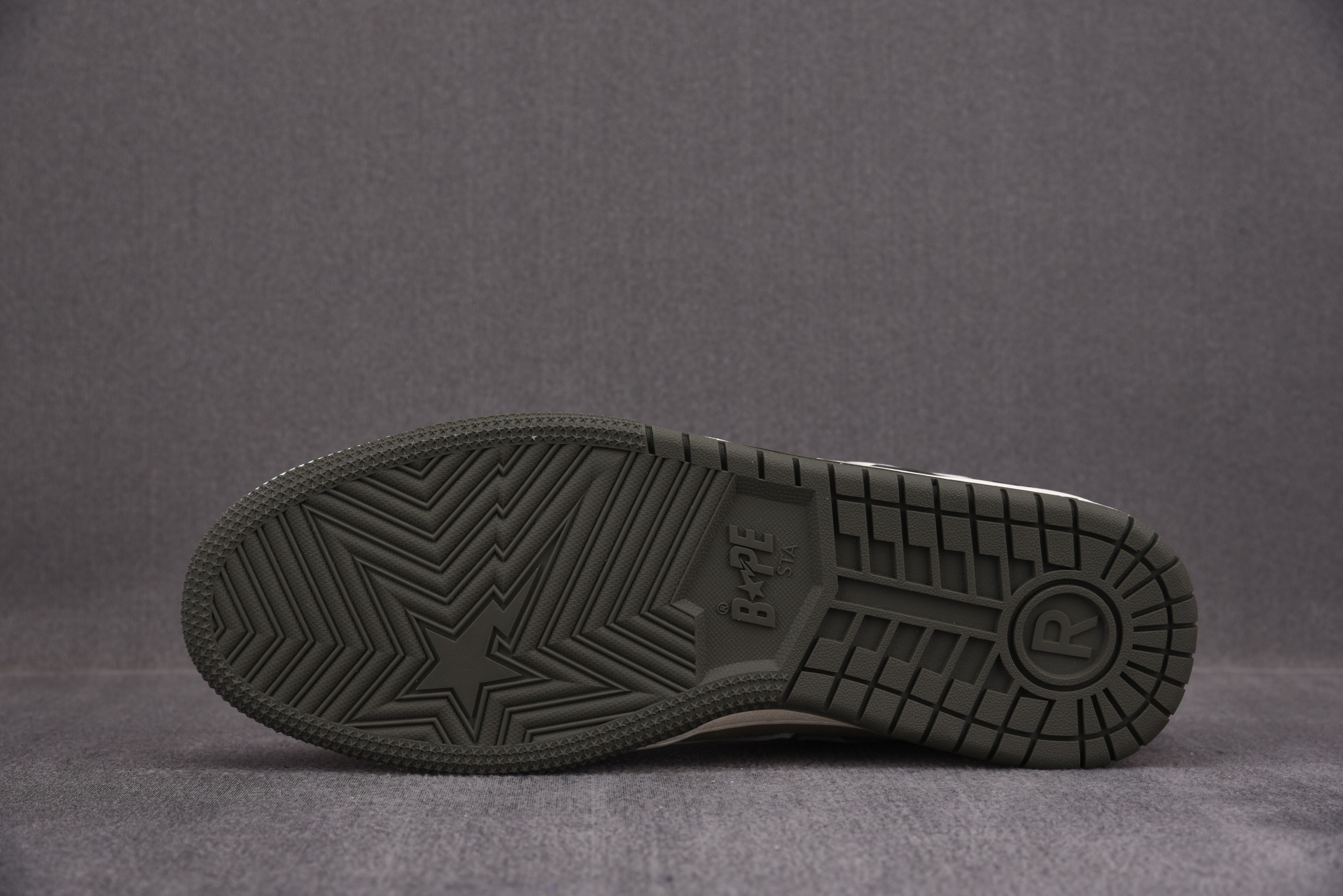 A Bathing Ape SK8 STA Sneakers Khaki Coffee