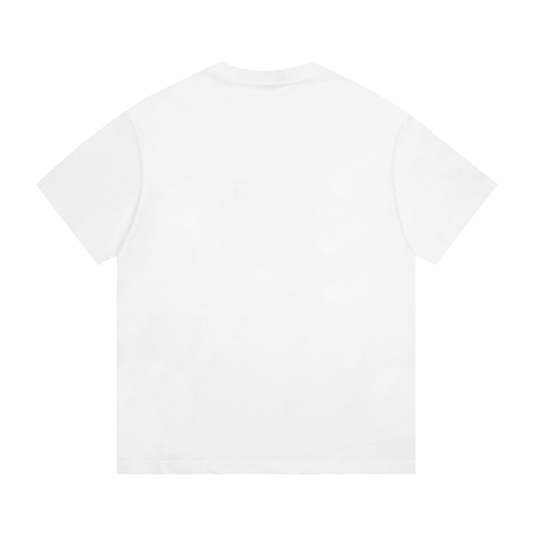 Loew SS23 new series pocket three-dimensional embroidery short-sleeved T-shirt White 6.14