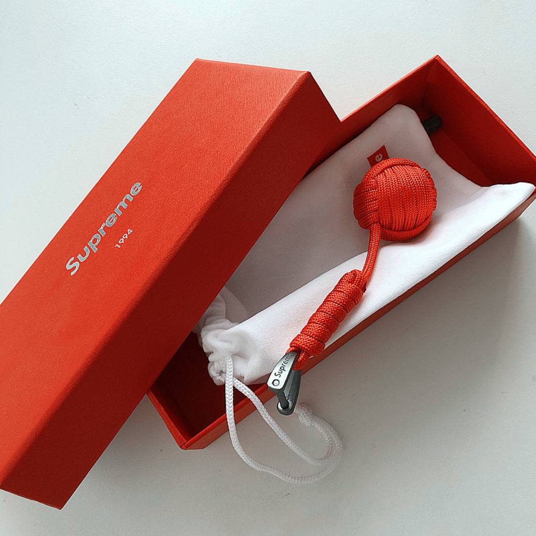 Supxxx Knit Keychain Red